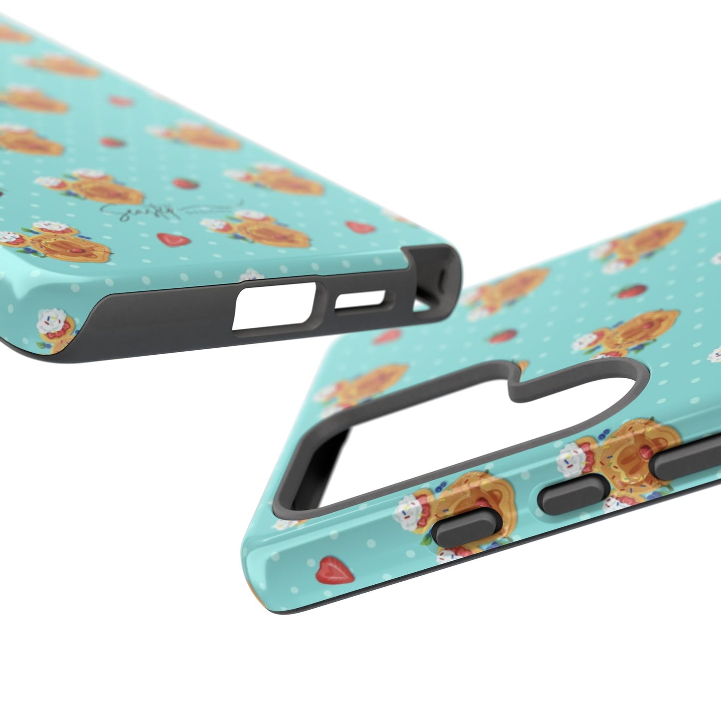 Waffle Mouse Face Tough Phone Cover