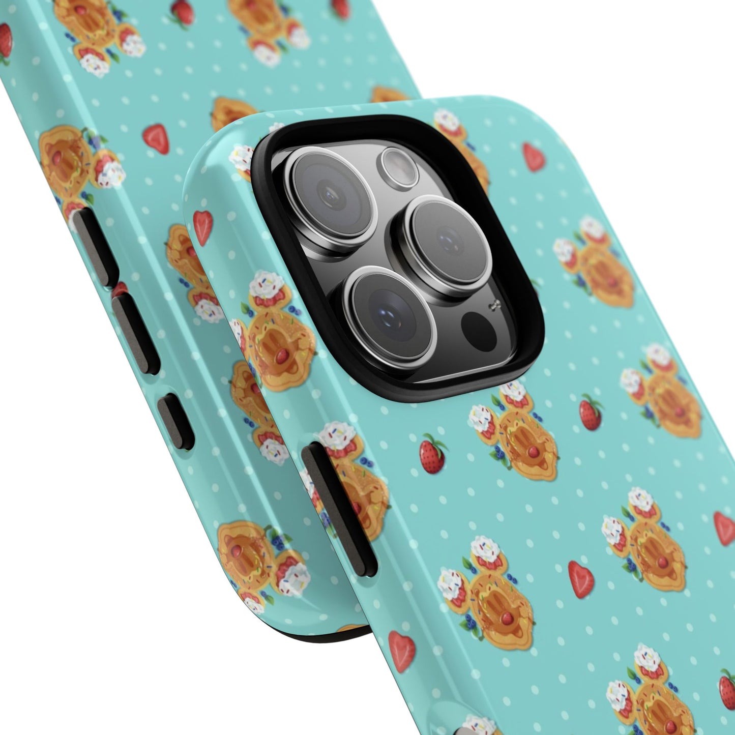 Waffle Mouse Face Tough Phone Cover