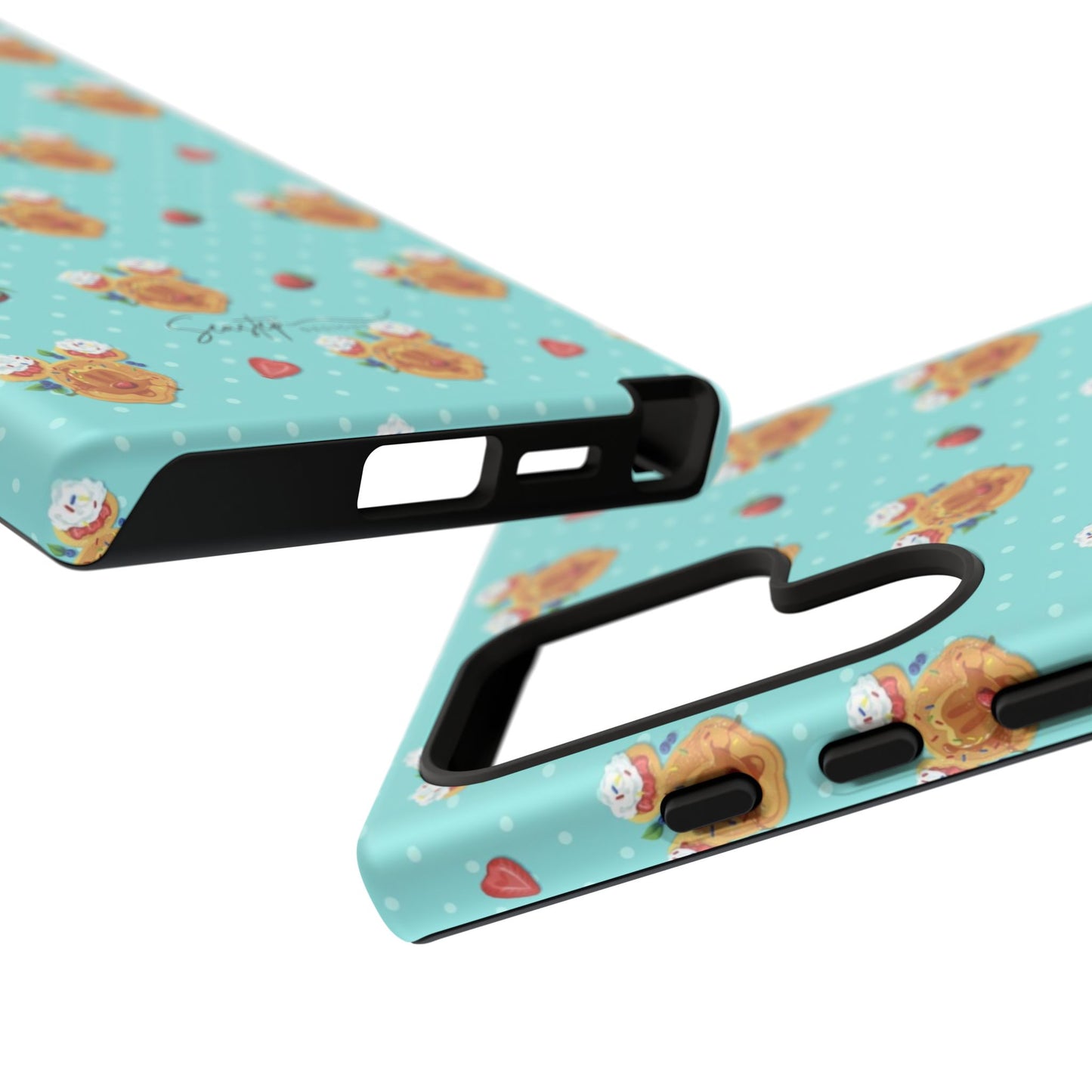 Waffle Mouse Face Tough Phone Cover