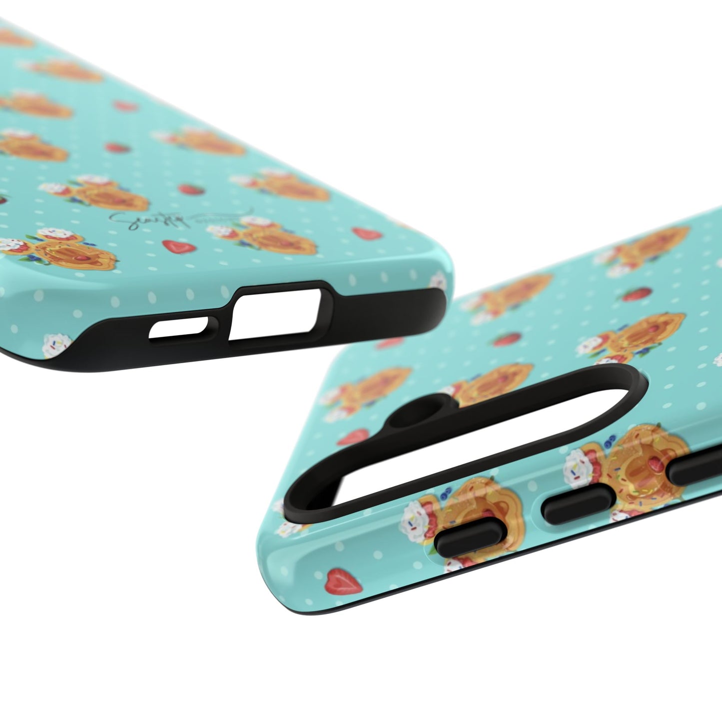 Waffle Mouse Face Tough Phone Cover