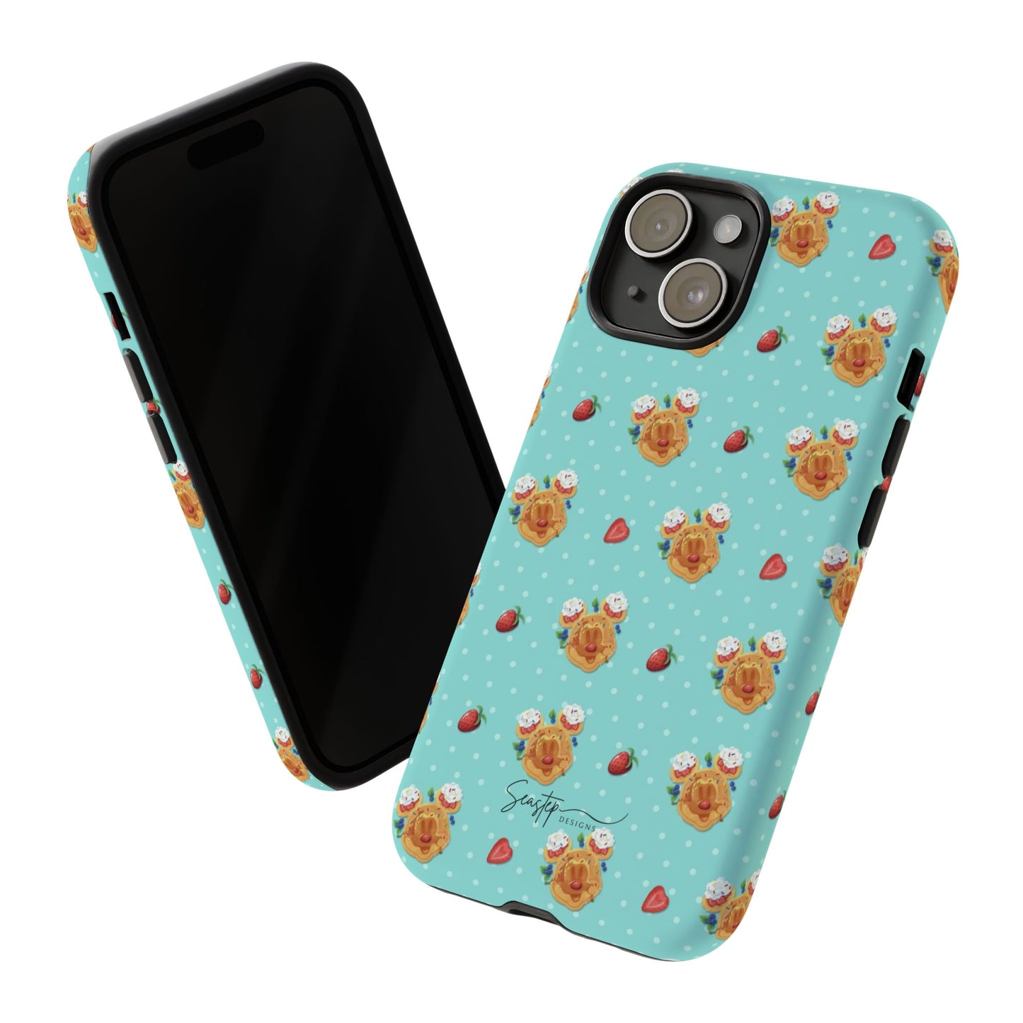 Waffle Mouse Face Tough Phone Cover
