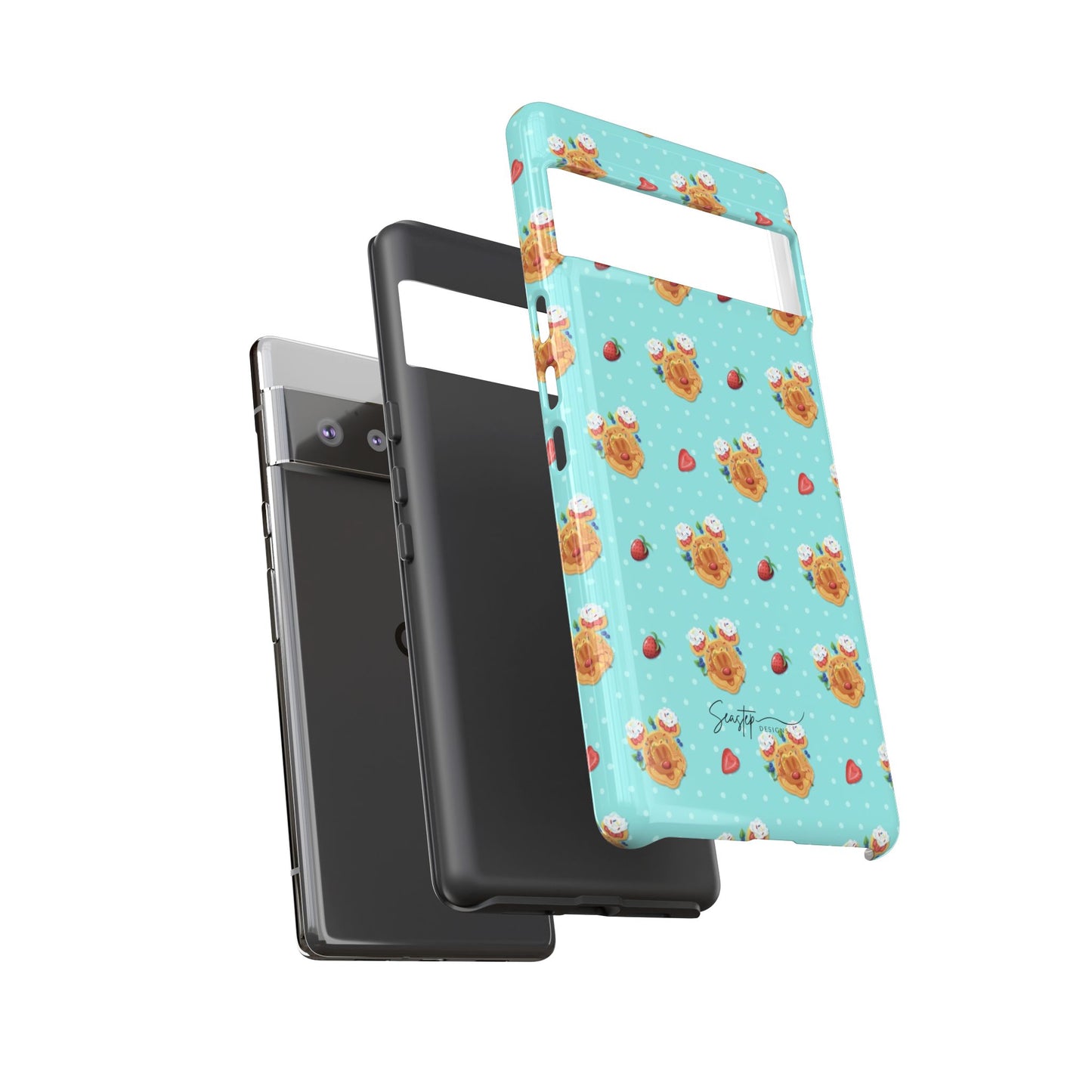 Waffle Mouse Face Tough Phone Cover