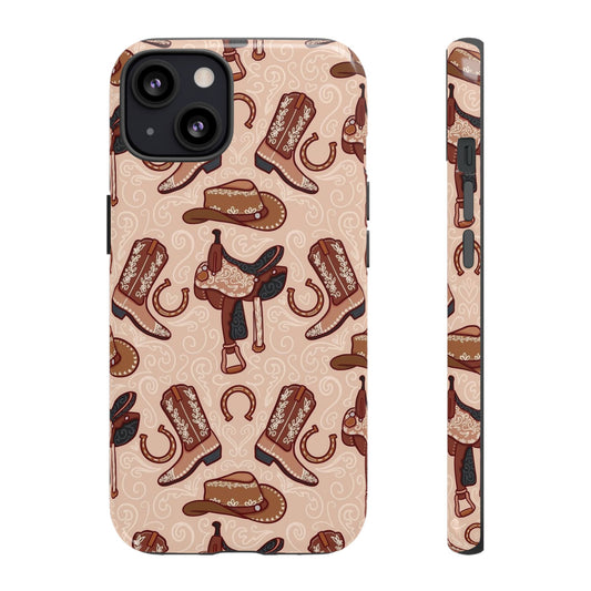Western Cowboy Tough Phone Case