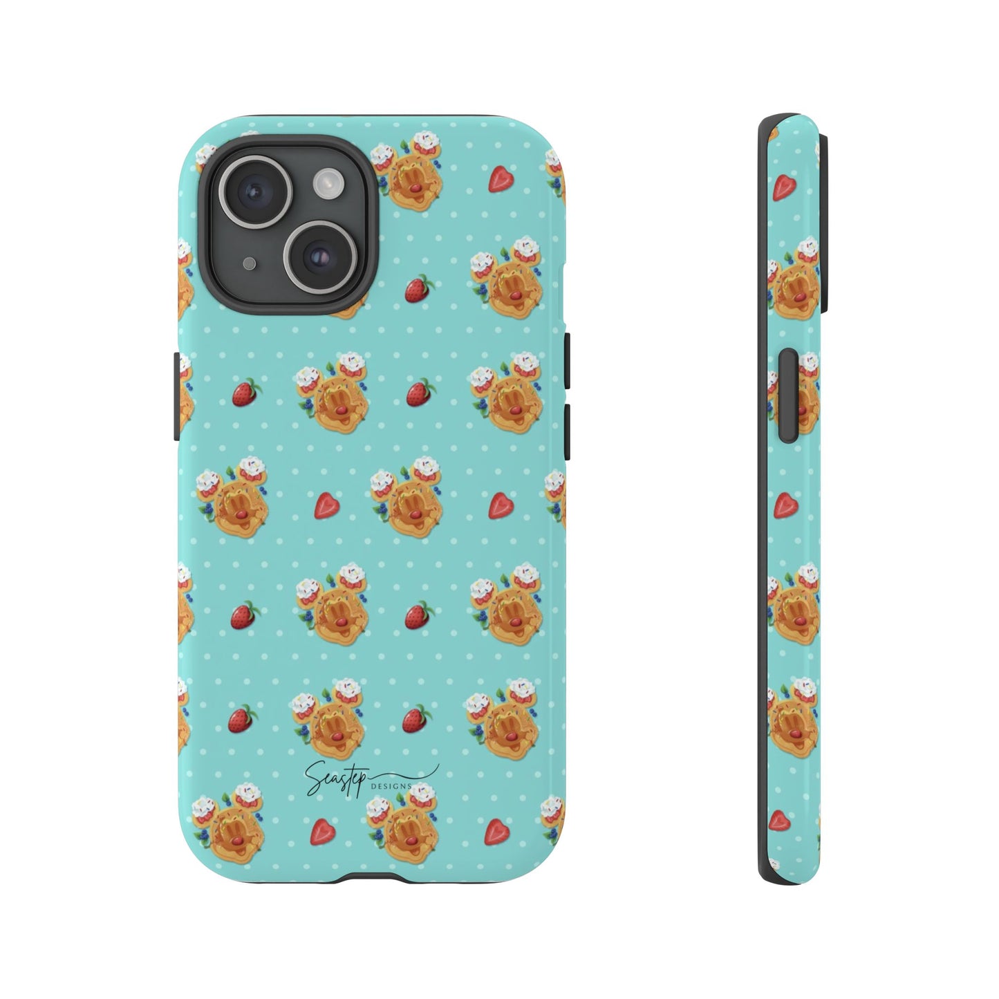 Waffle Mouse Face Tough Phone Cover