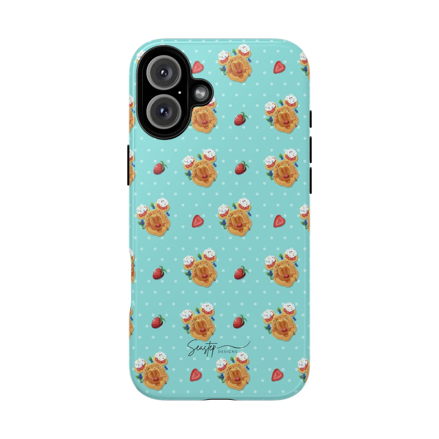 Waffle Mouse Face Tough Phone Cover