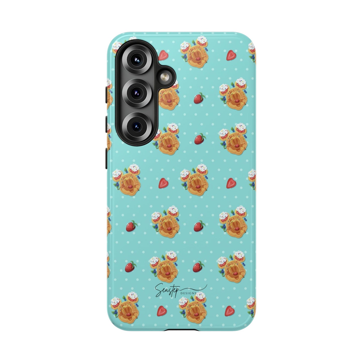 Waffle Mouse Face Tough Phone Cover