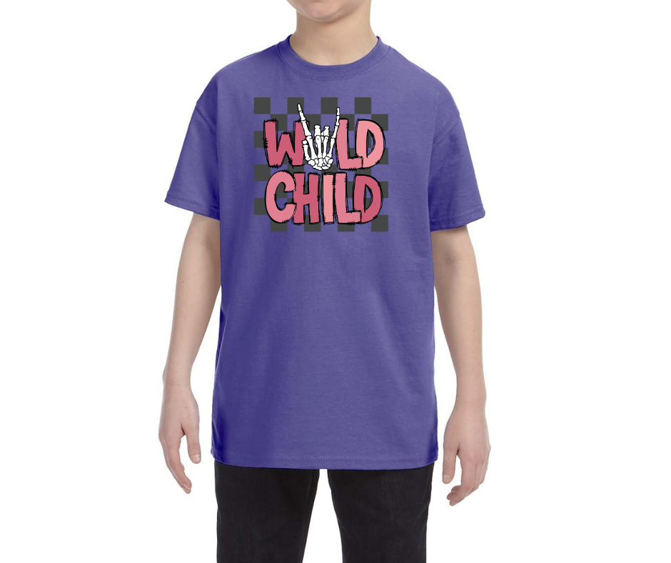 Pink Wild Child Youth T-Shirt