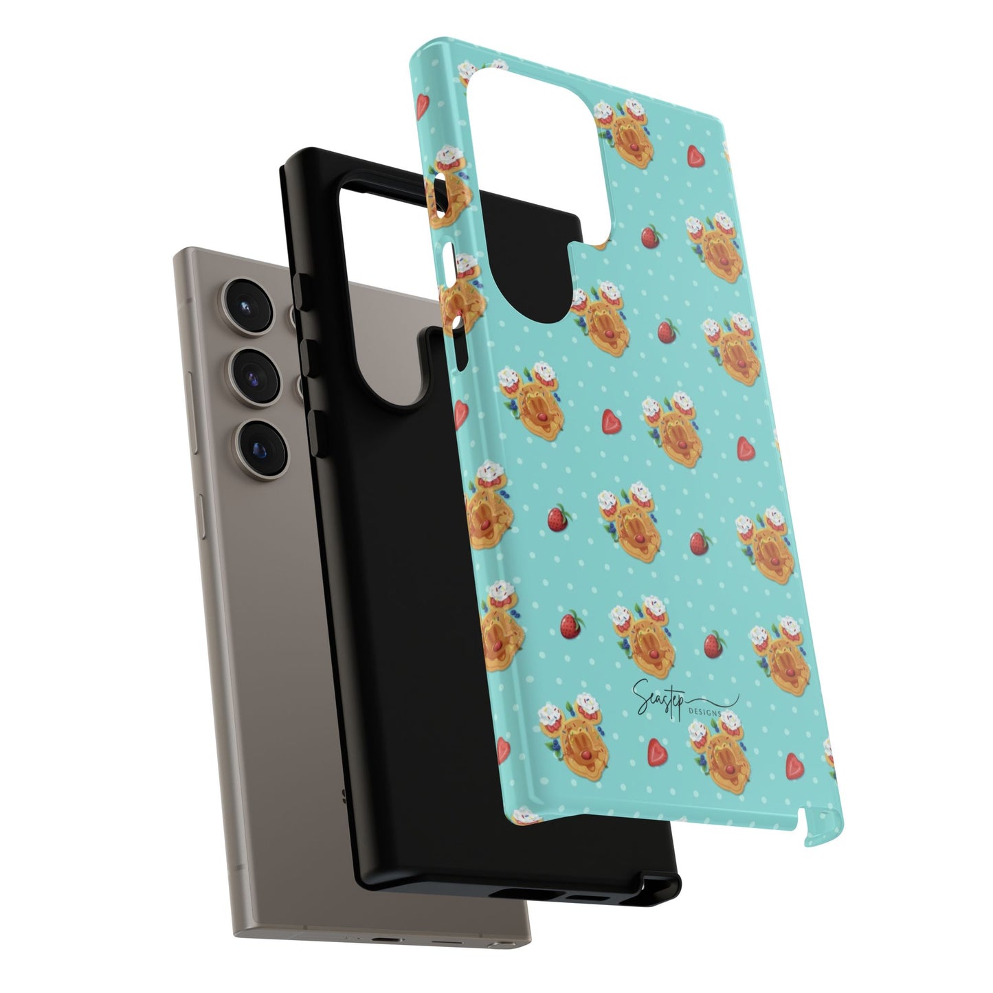 Waffle Mouse Face Tough Phone Cover