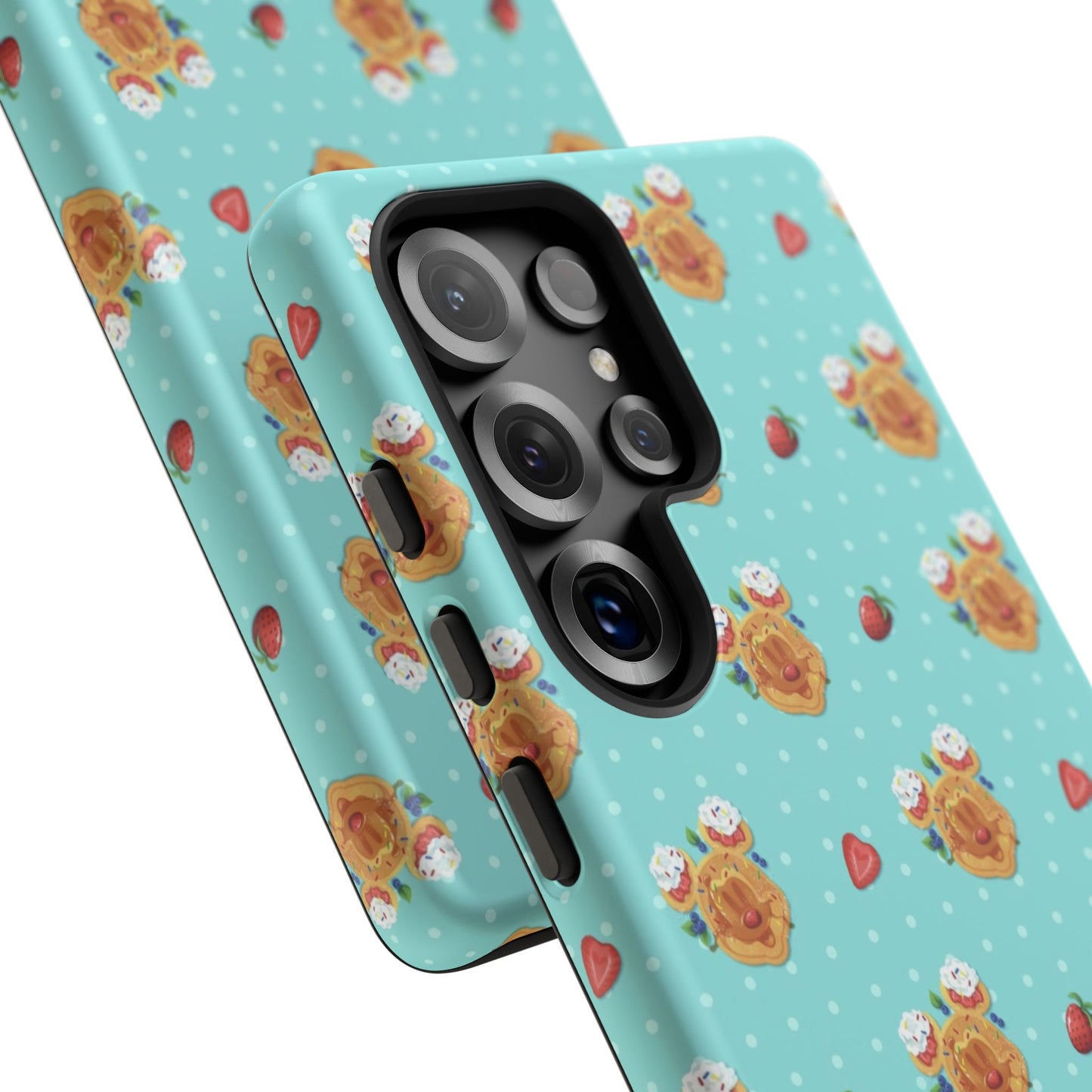 Waffle Mouse Face Tough Phone Cover