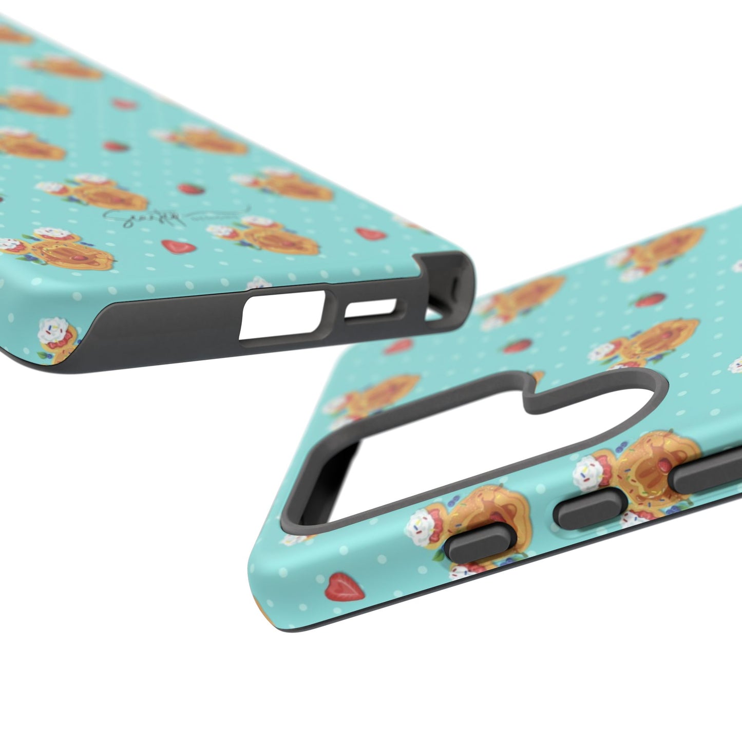 Waffle Mouse Face Tough Phone Cover
