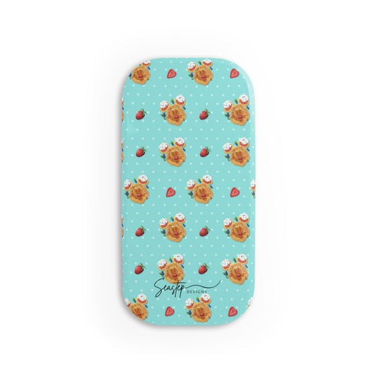 Waffle Mouse Face Phone Grip