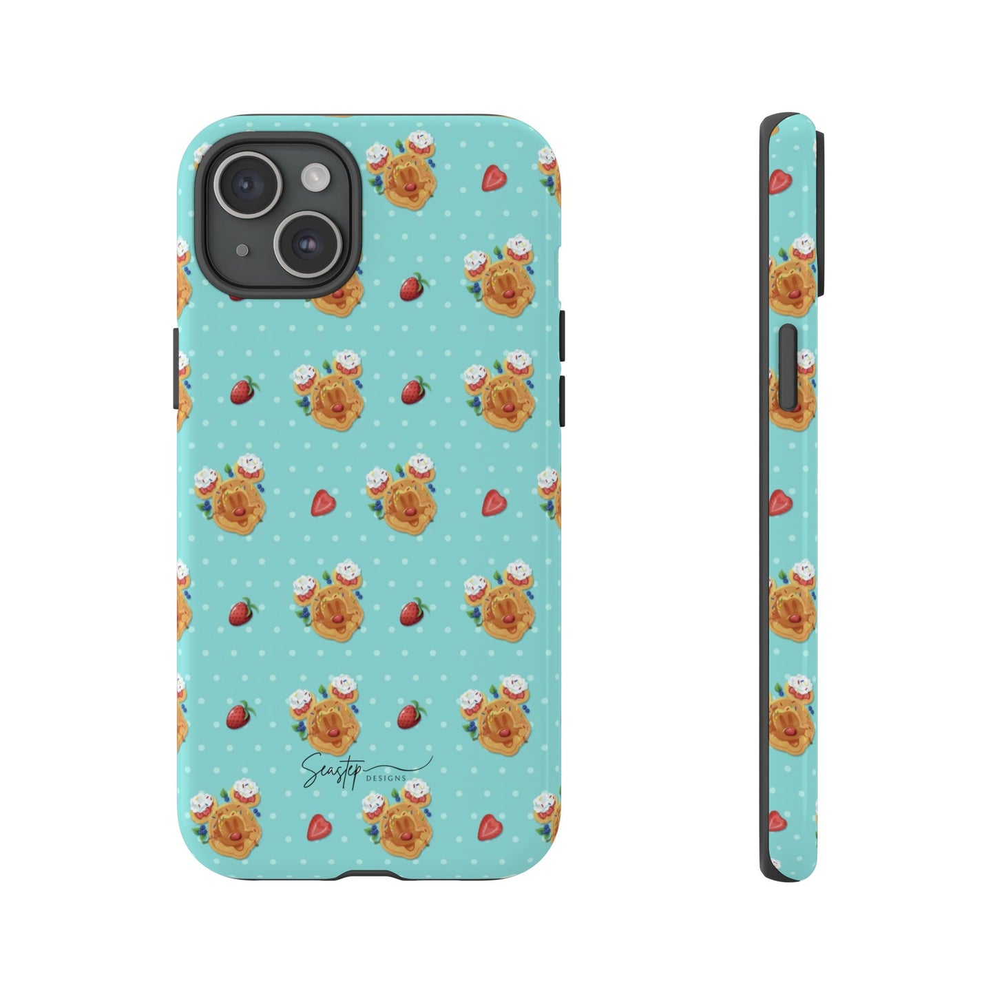 Waffle Mouse Face Tough Phone Cover