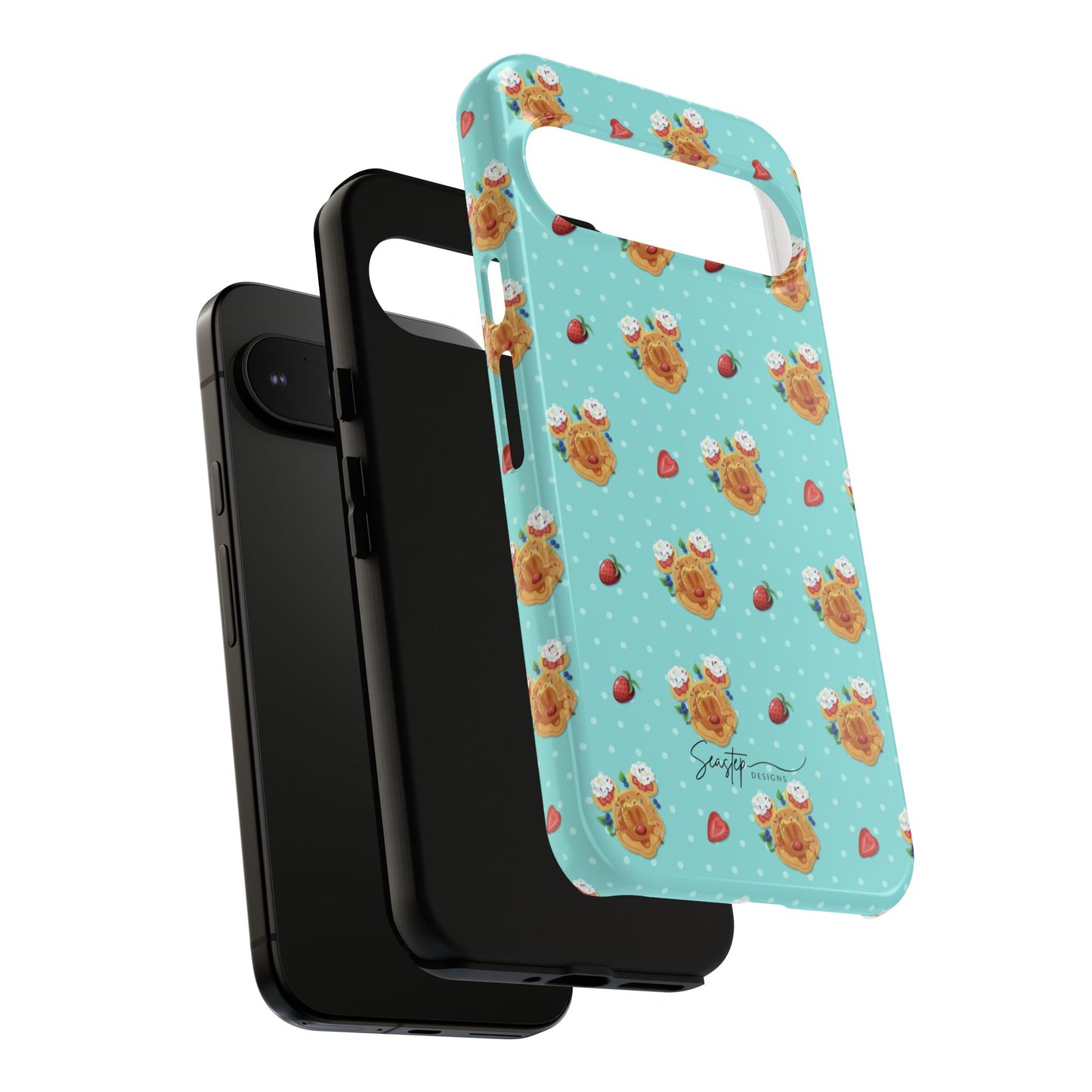 Waffle Mouse Face Tough Phone Cover