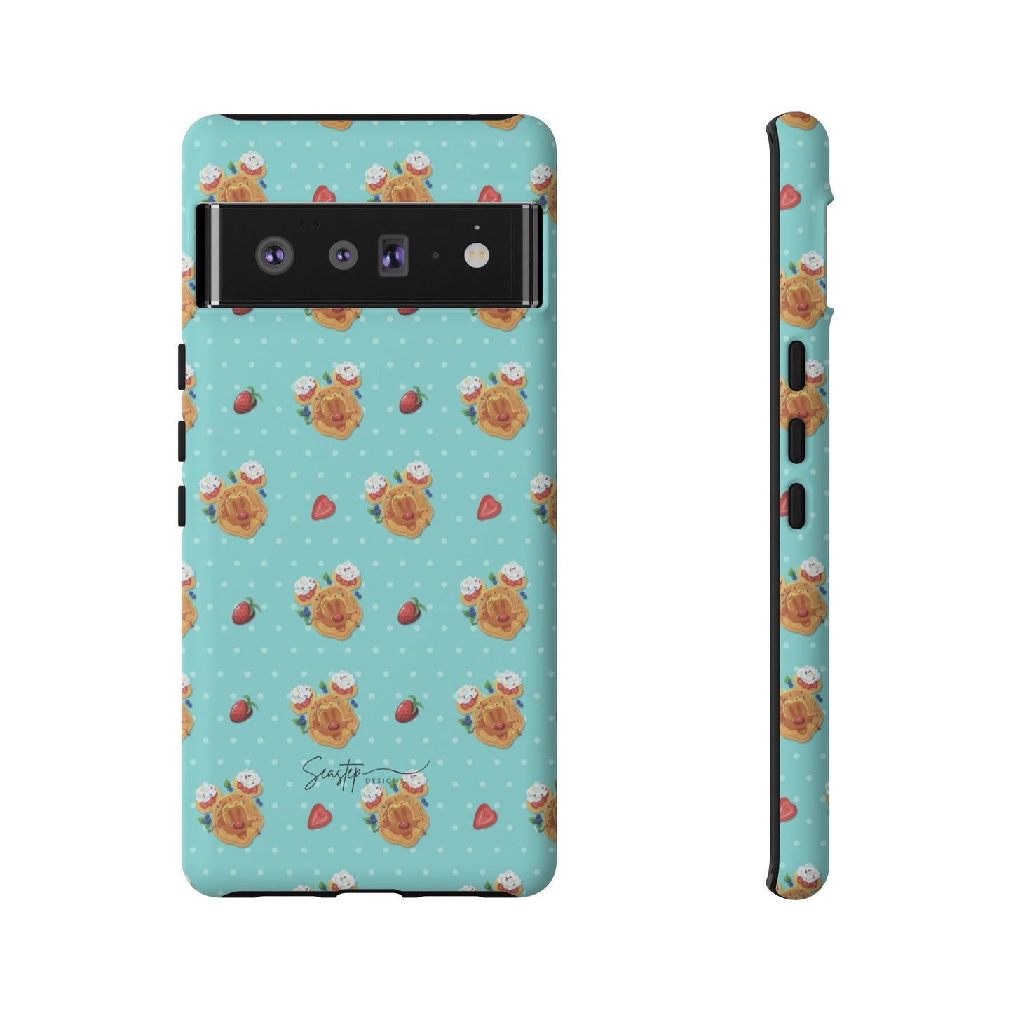 Waffle Mouse Face Tough Phone Cover