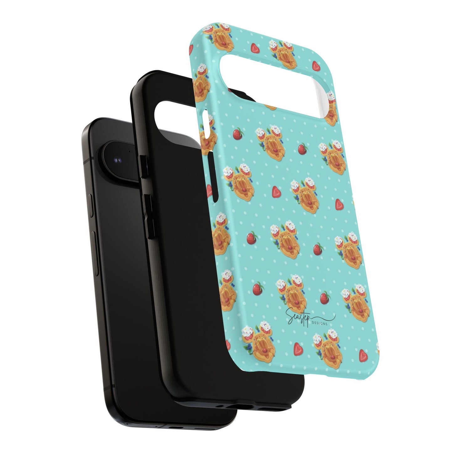 Waffle Mouse Face Tough Phone Cover