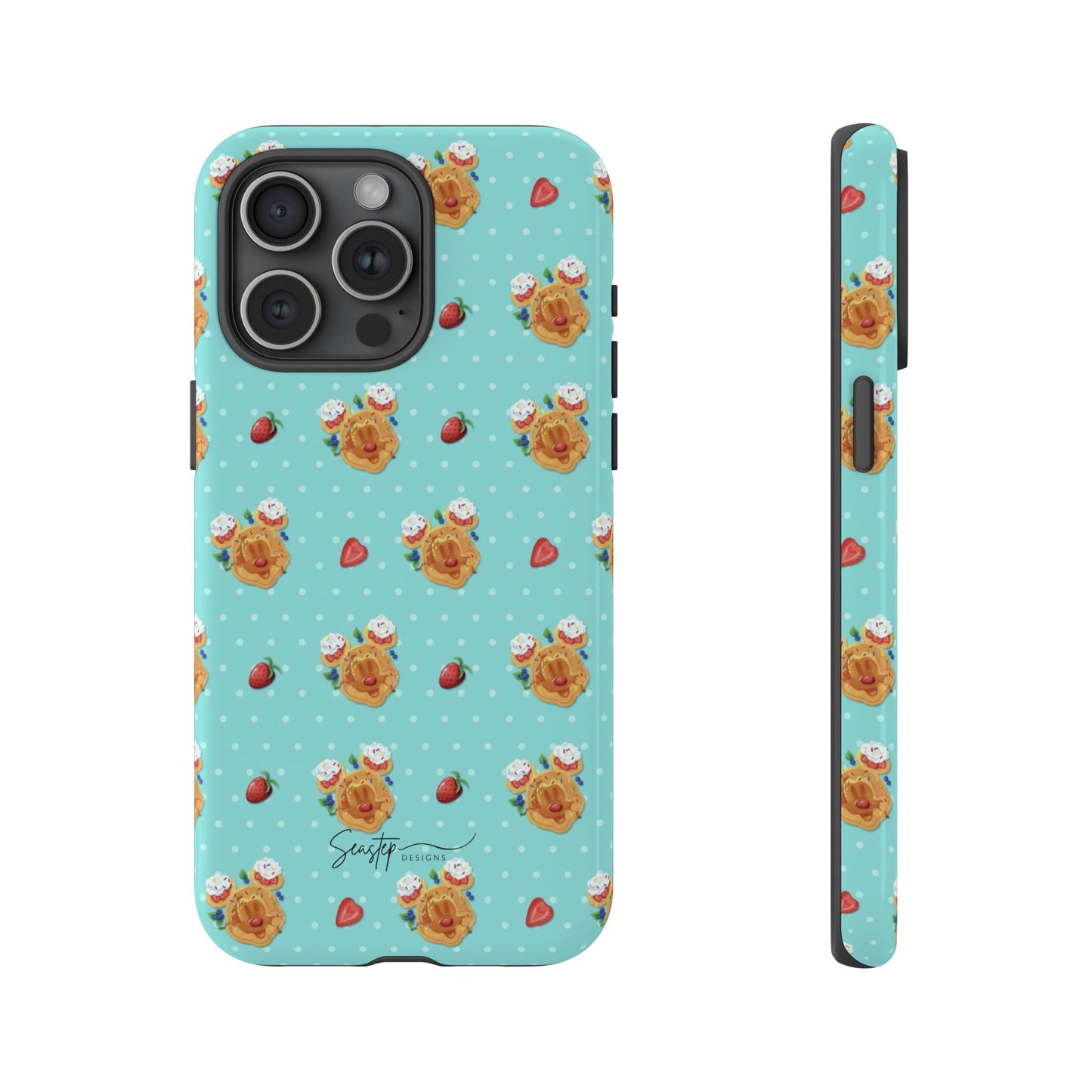 Waffle Mouse Face Tough Phone Cover