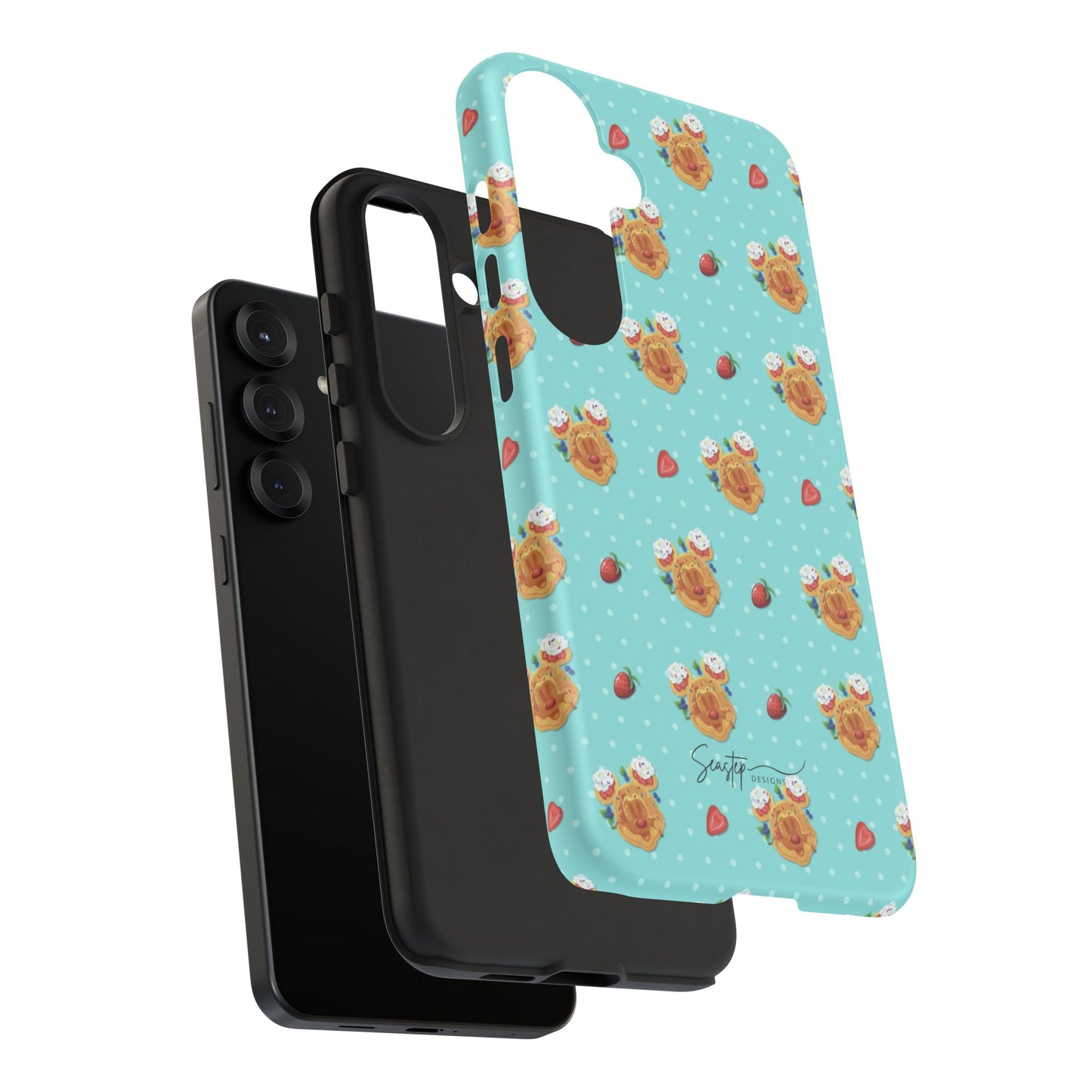 Waffle Mouse Face Tough Phone Cover