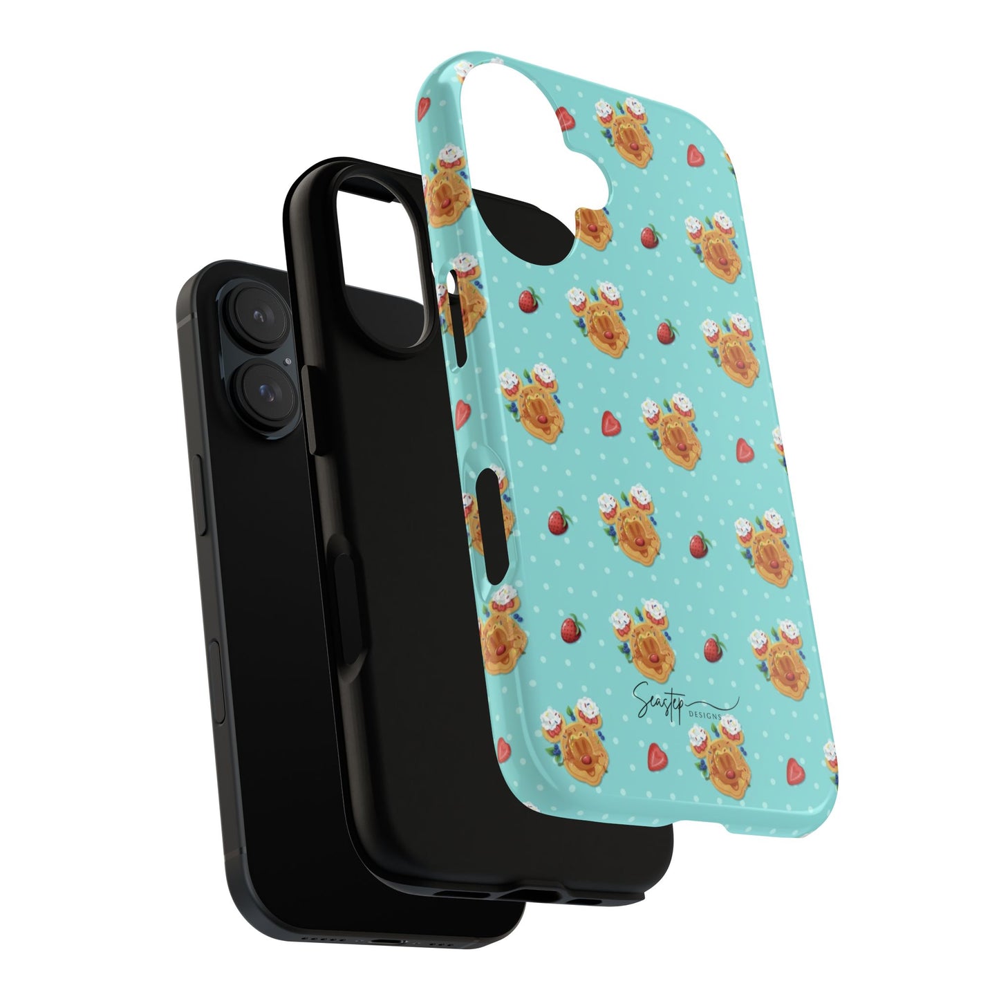 Waffle Mouse Face Tough Phone Cover
