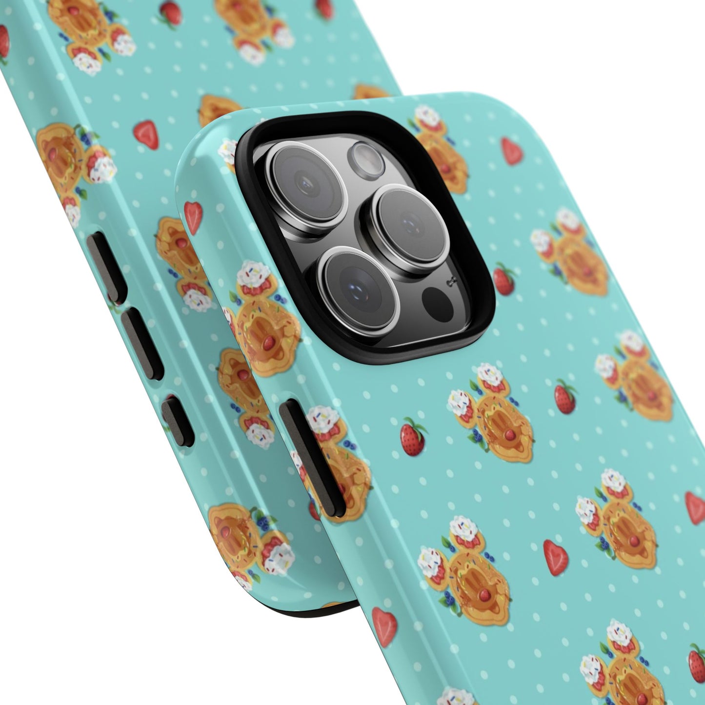 Waffle Mouse Face Tough Phone Cover