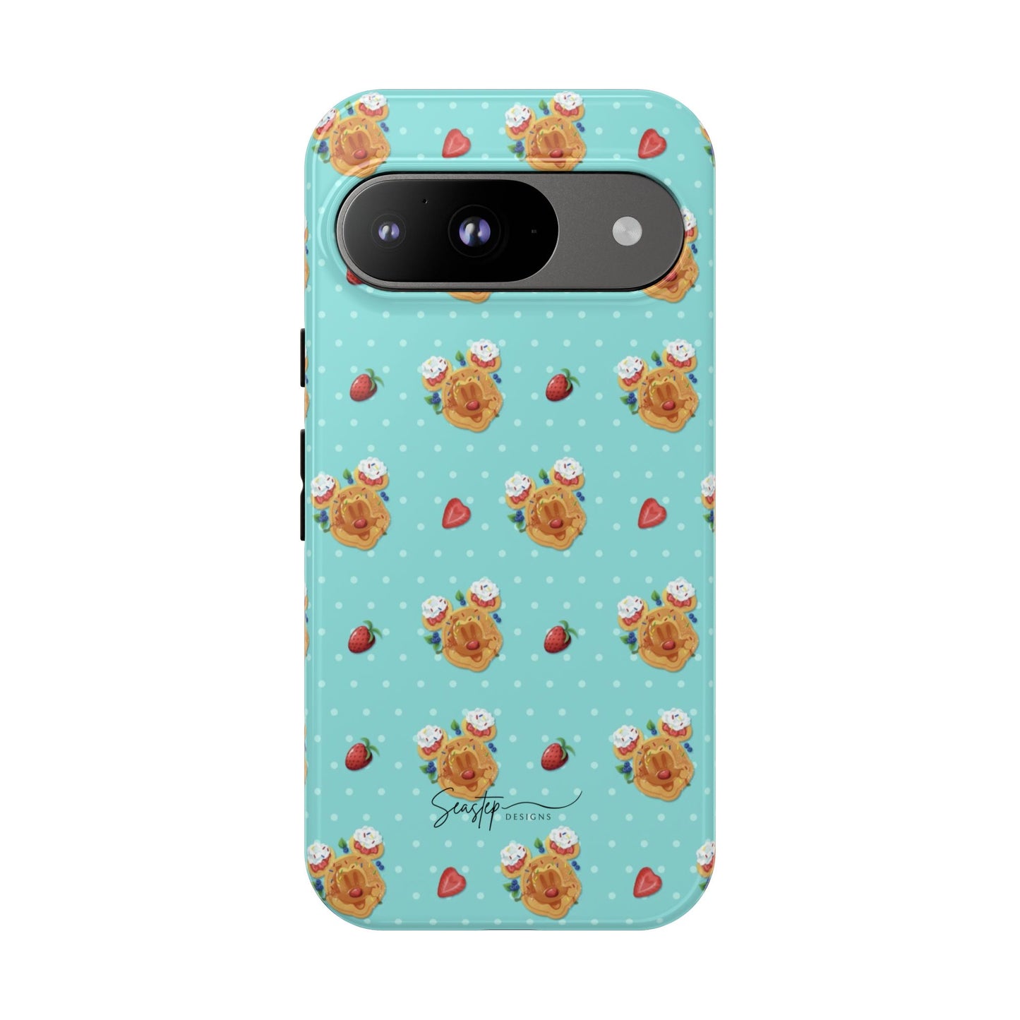 Waffle Mouse Face Tough Phone Cover