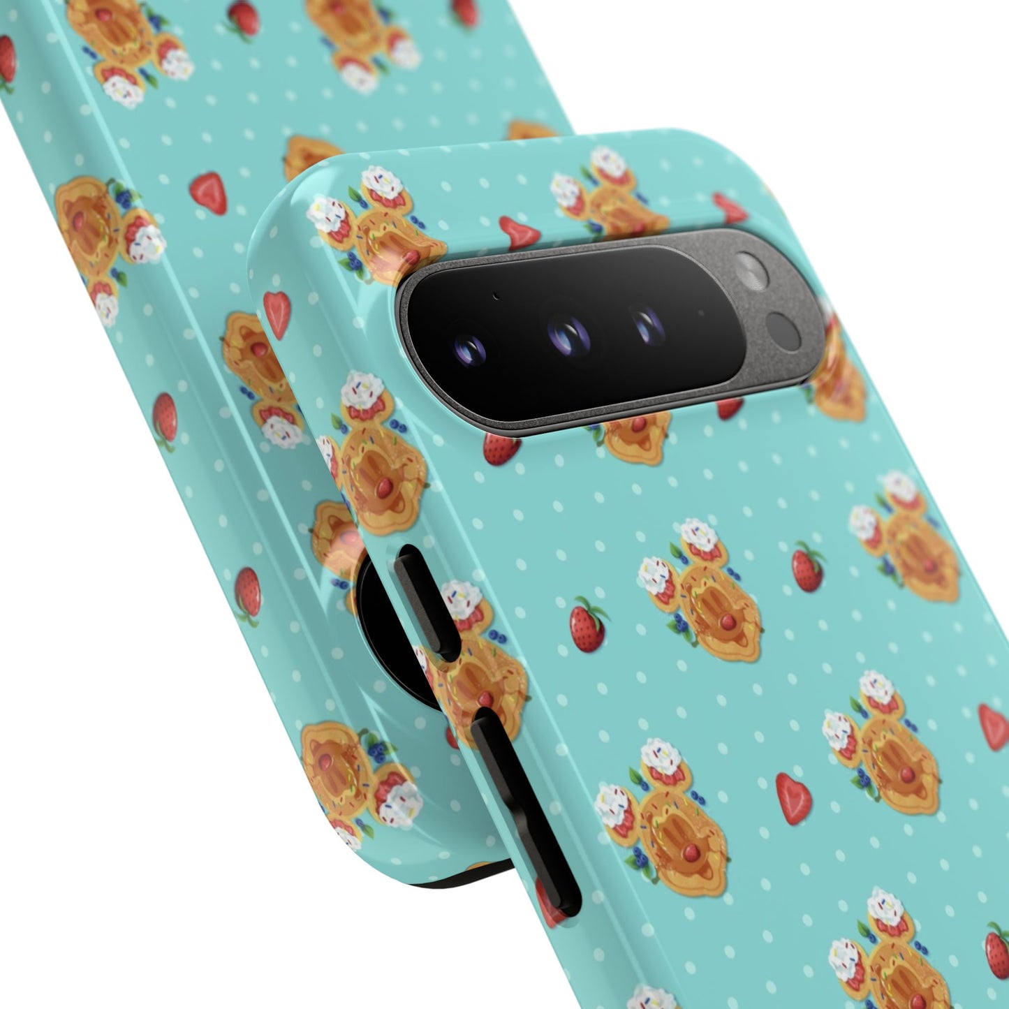 Waffle Mouse Face Tough Phone Cover