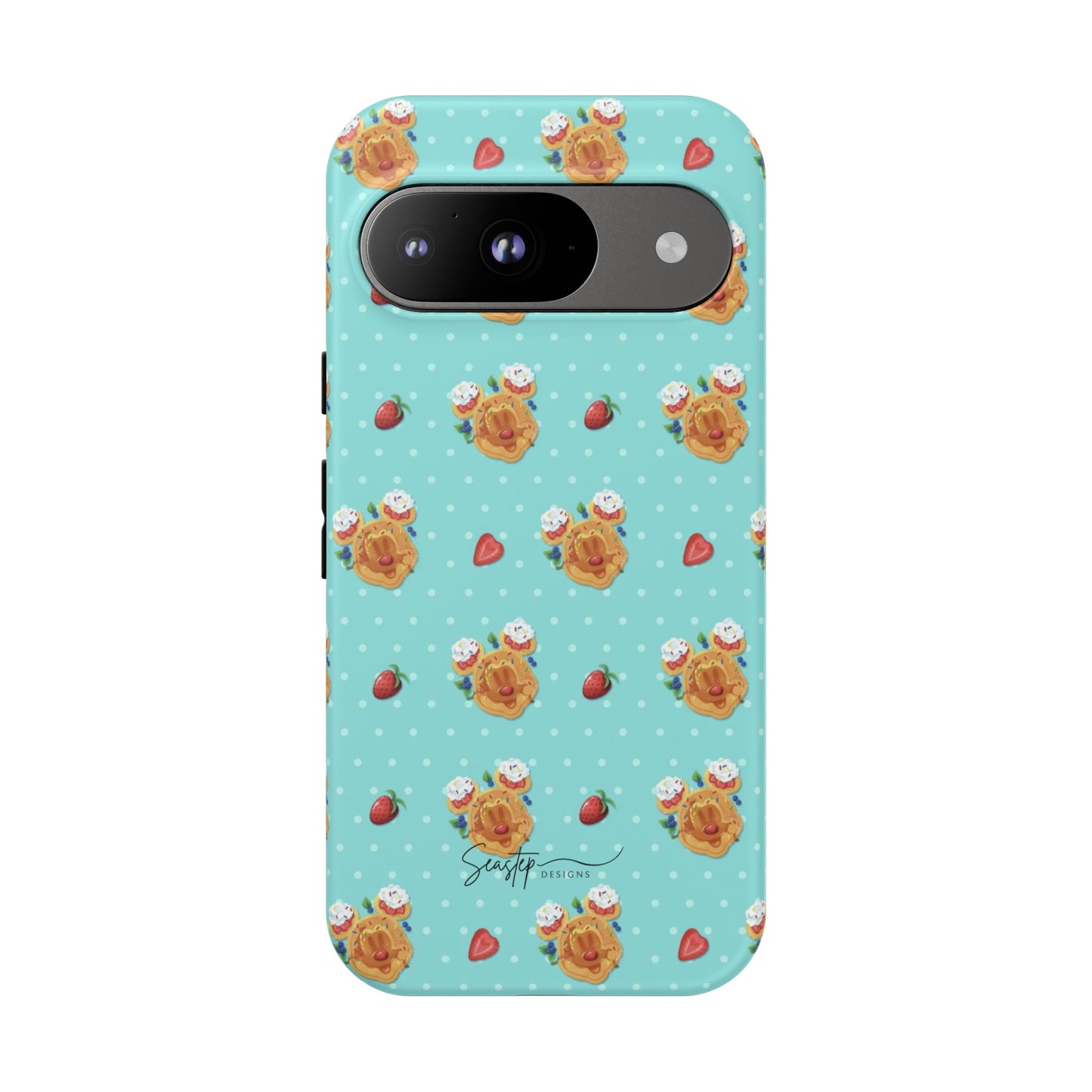 Waffle Mouse Face Tough Phone Cover