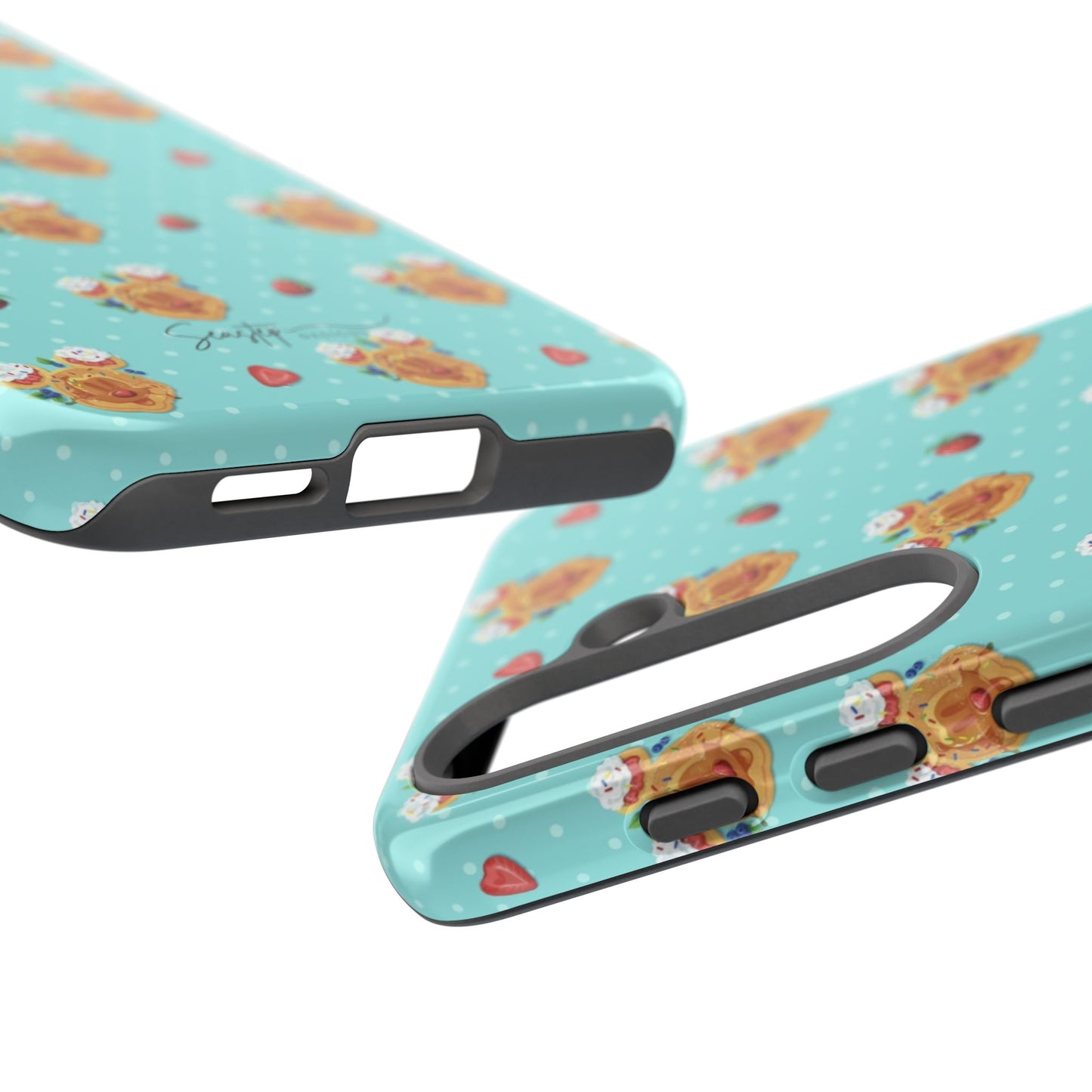 Waffle Mouse Face Tough Phone Cover