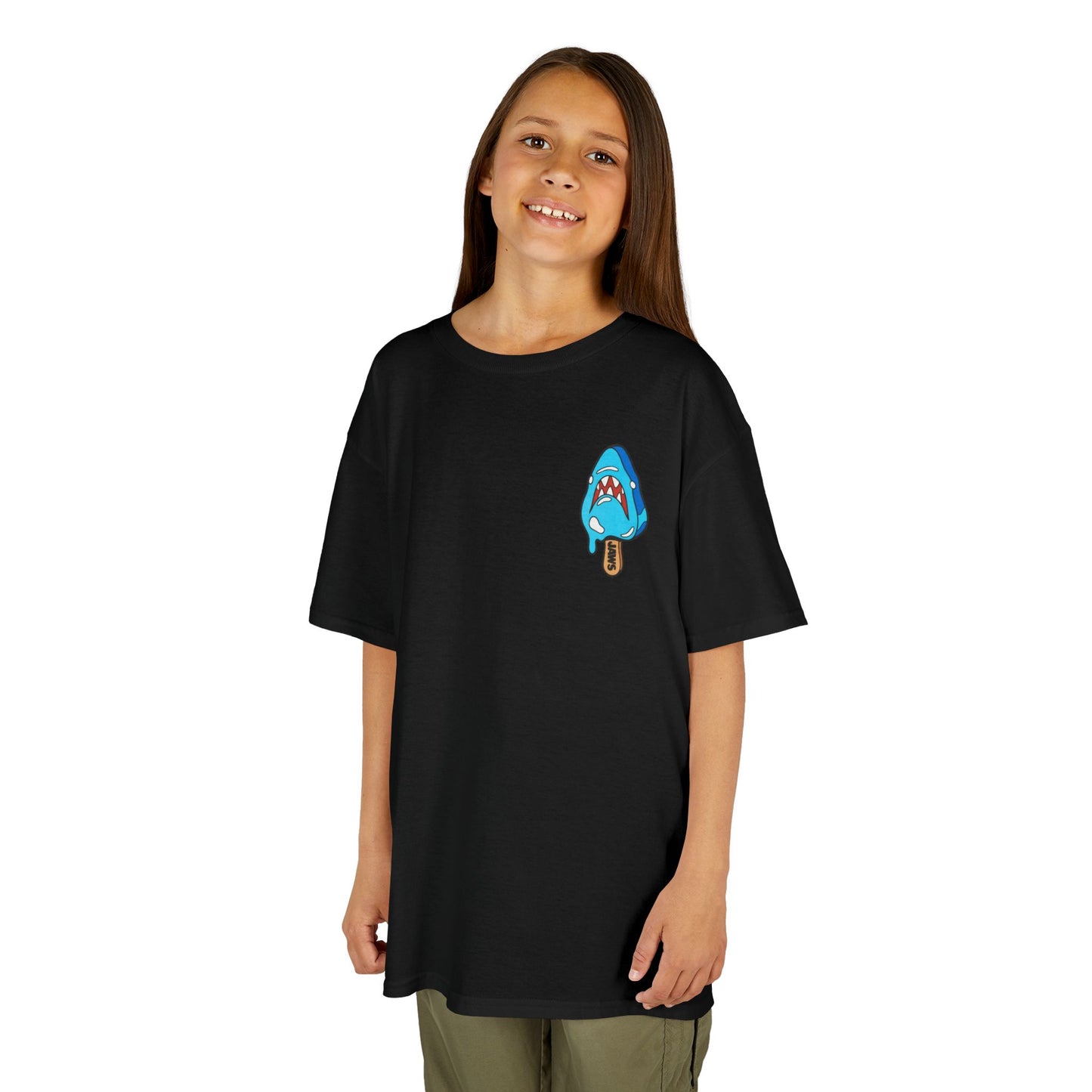 Popsicle Shark Ice Cream Kids Tee