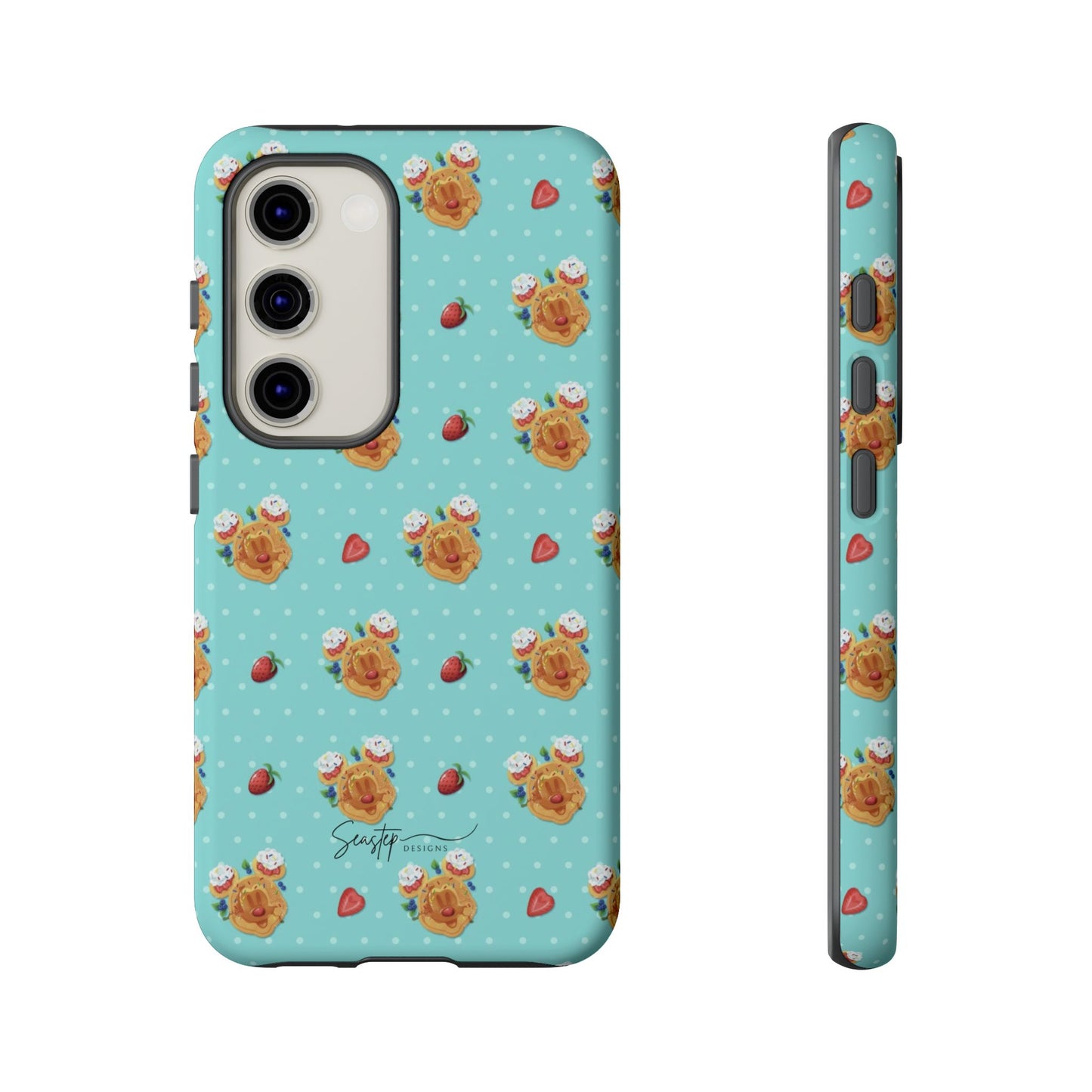 Waffle Mouse Face Tough Phone Cover
