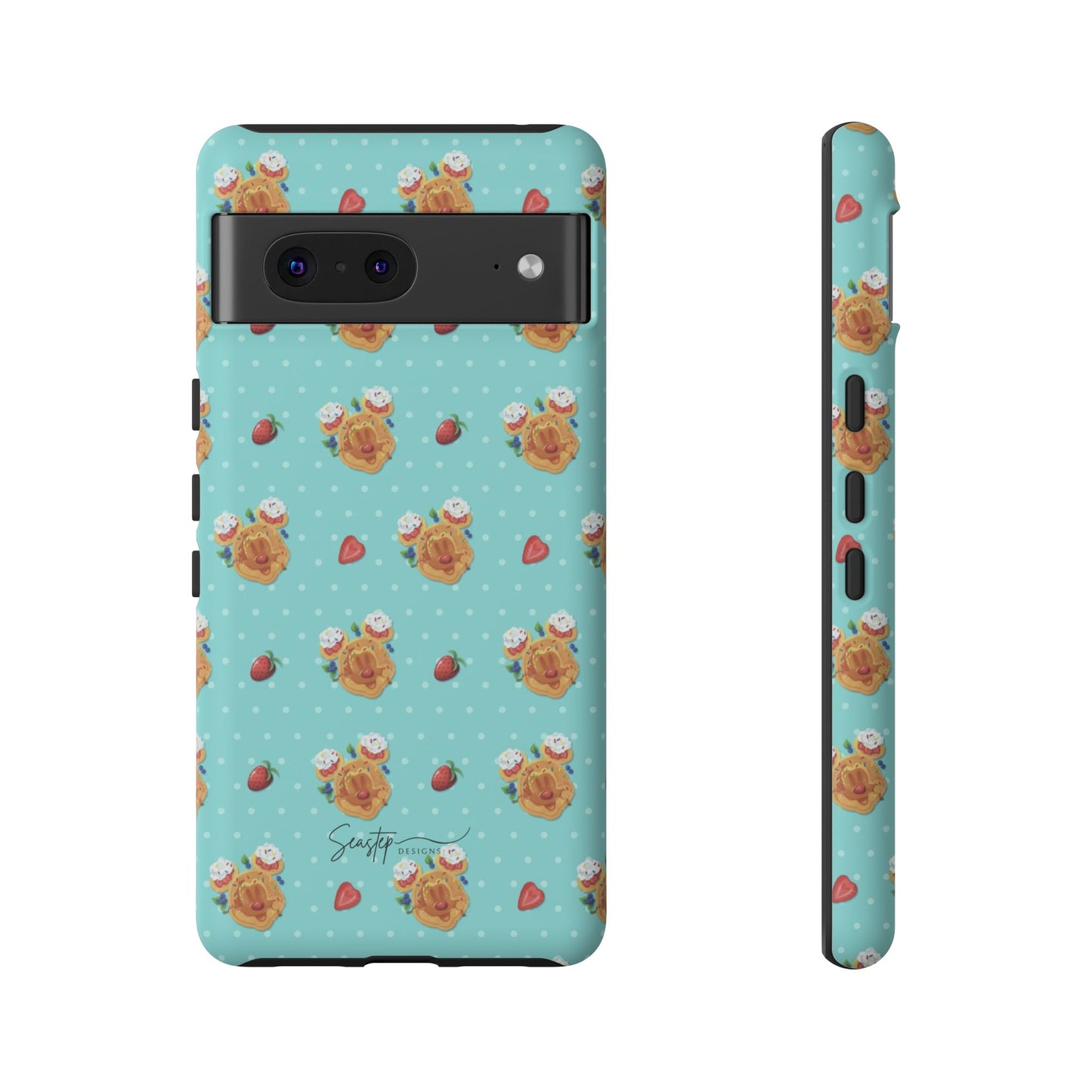 Waffle Mouse Face Tough Phone Cover