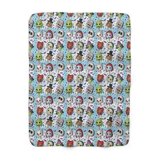 Jack and Friends Popsicle Sherpa Fleece Blanket