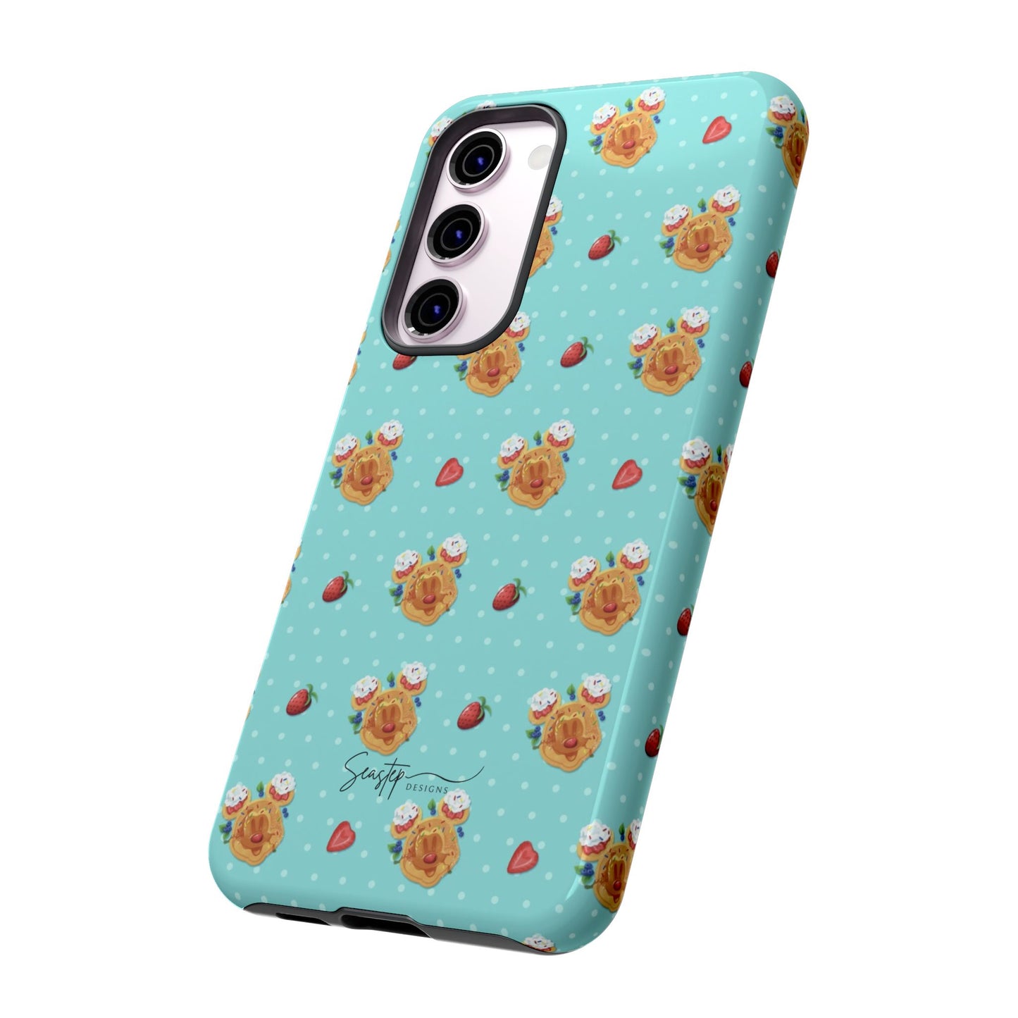 Waffle Mouse Face Tough Phone Cover
