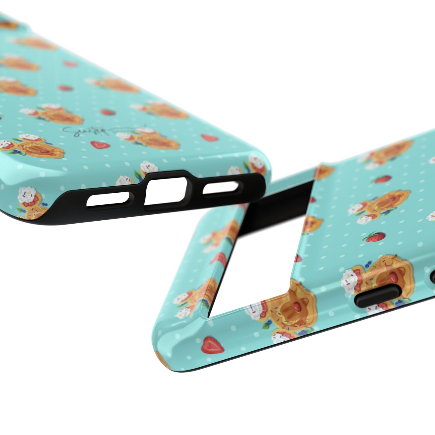 Waffle Mouse Face Tough Phone Cover