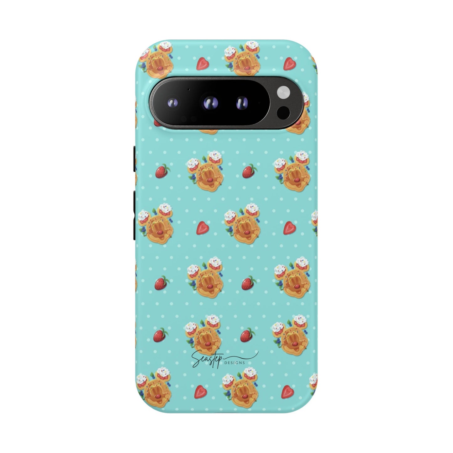 Waffle Mouse Face Tough Phone Cover