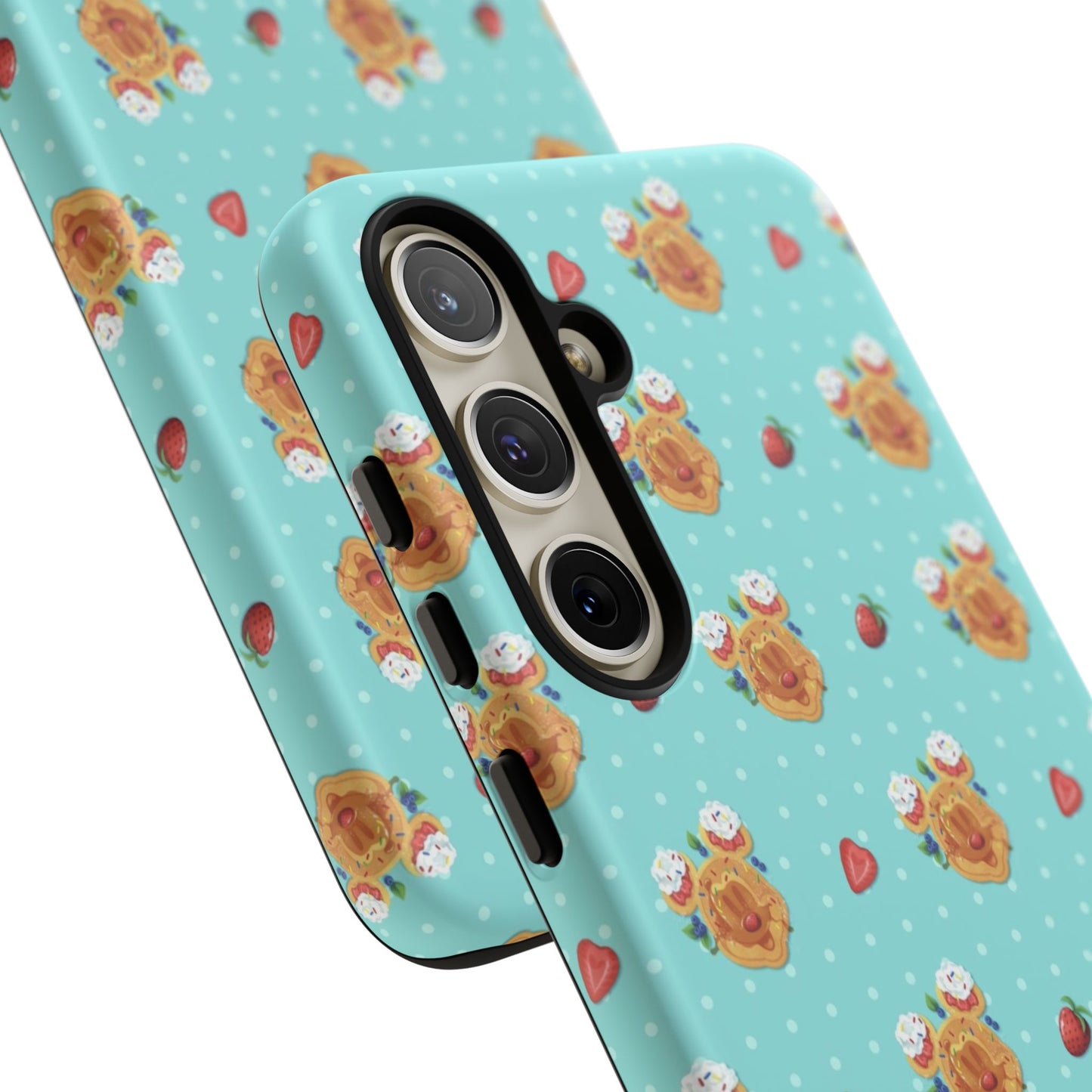 Waffle Mouse Face Tough Phone Cover