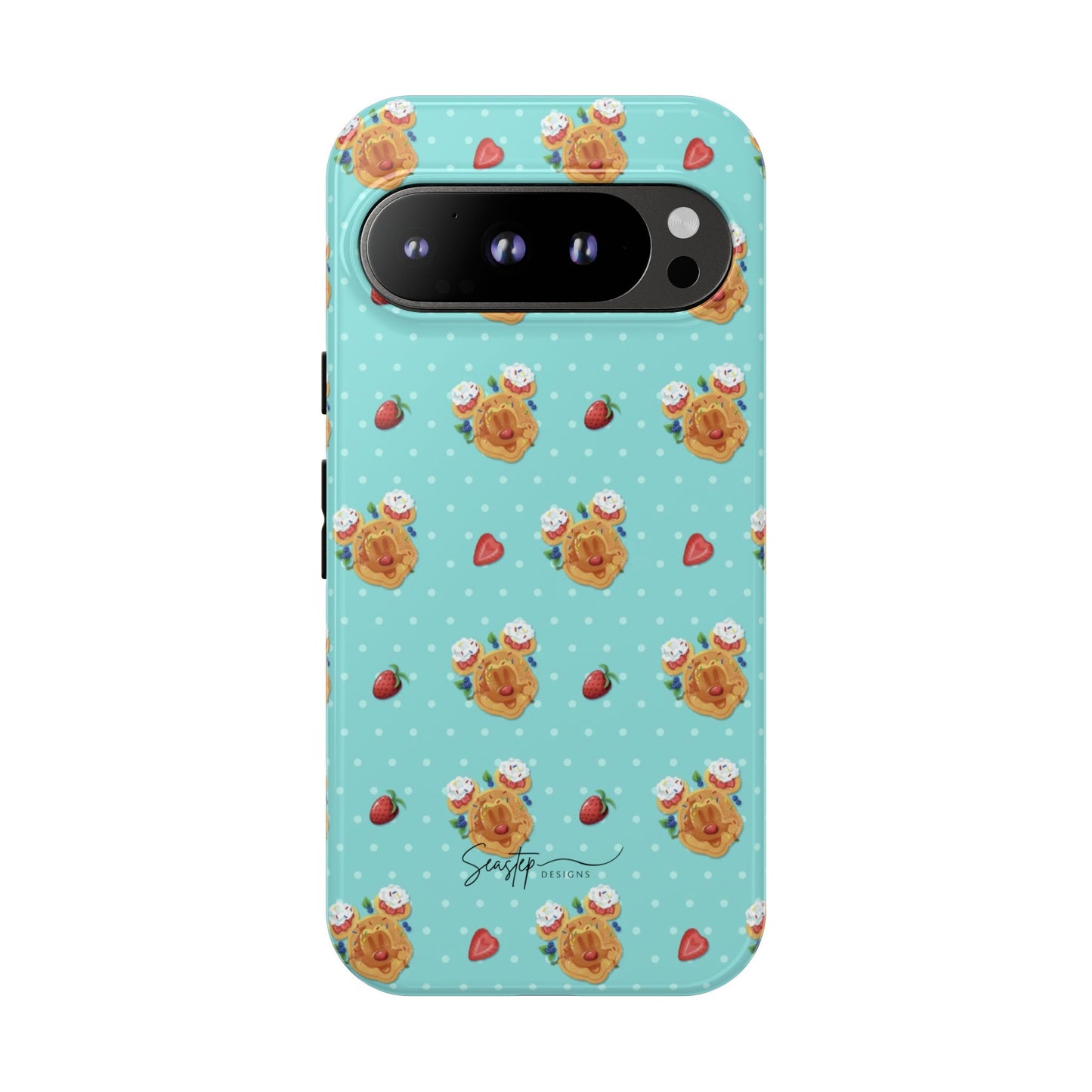 Waffle Mouse Face Tough Phone Cover