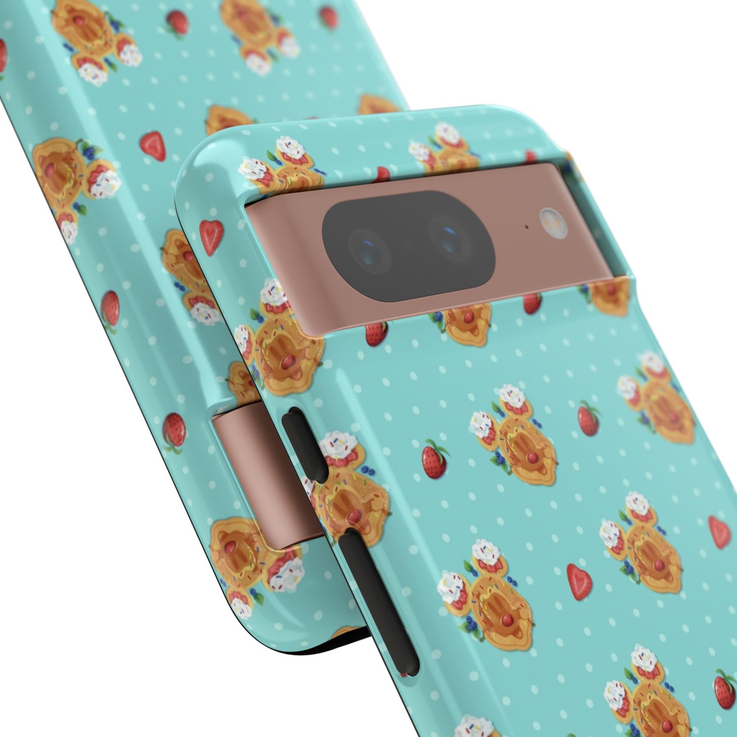 Waffle Mouse Face Tough Phone Cover