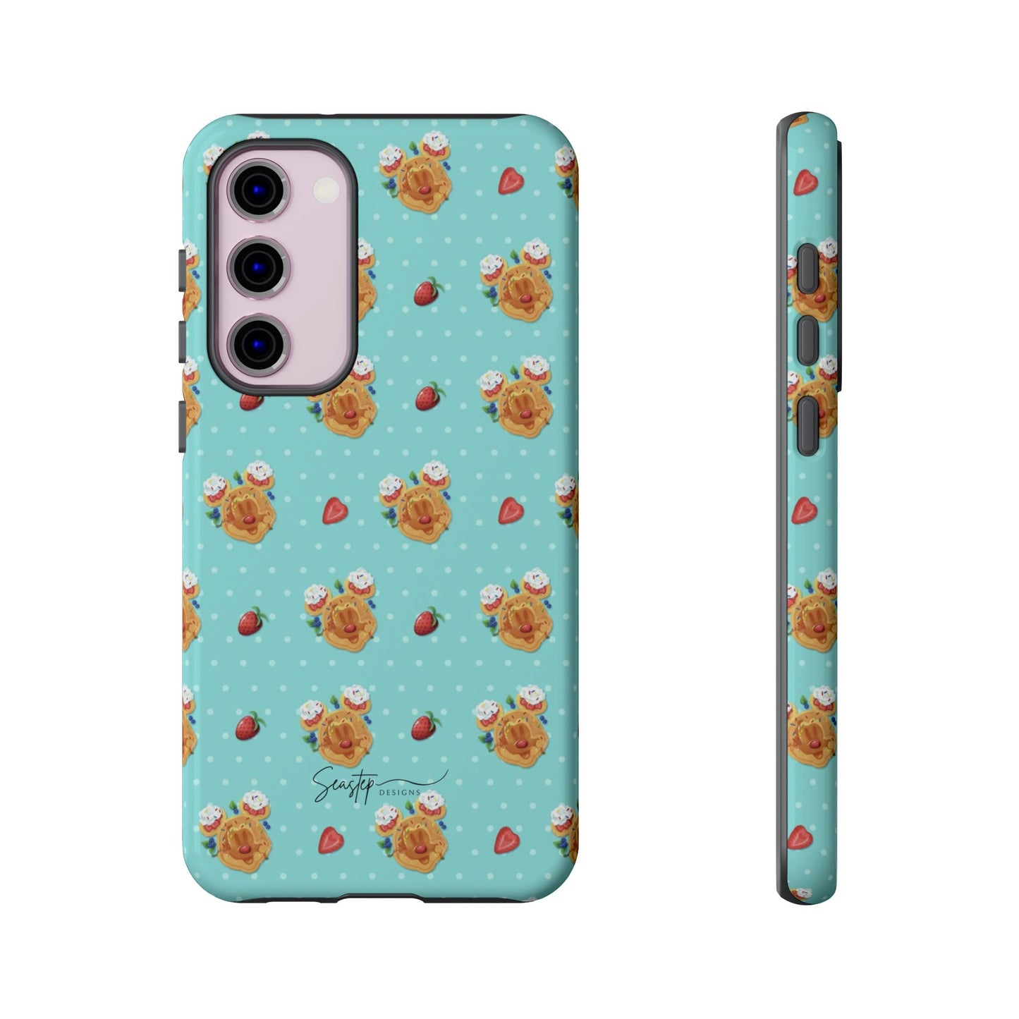 Waffle Mouse Face Tough Phone Cover