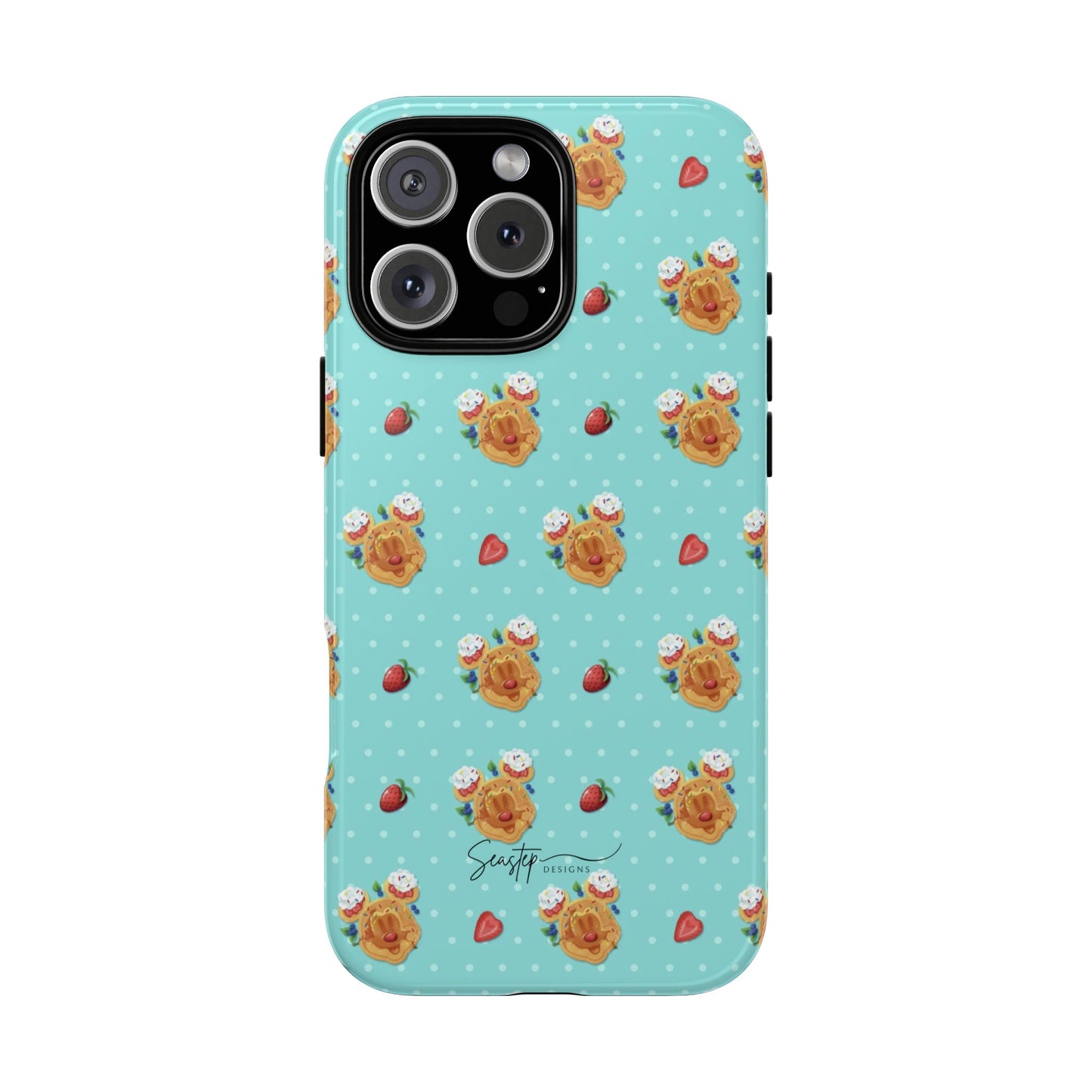 Waffle Mouse Face Tough Phone Cover