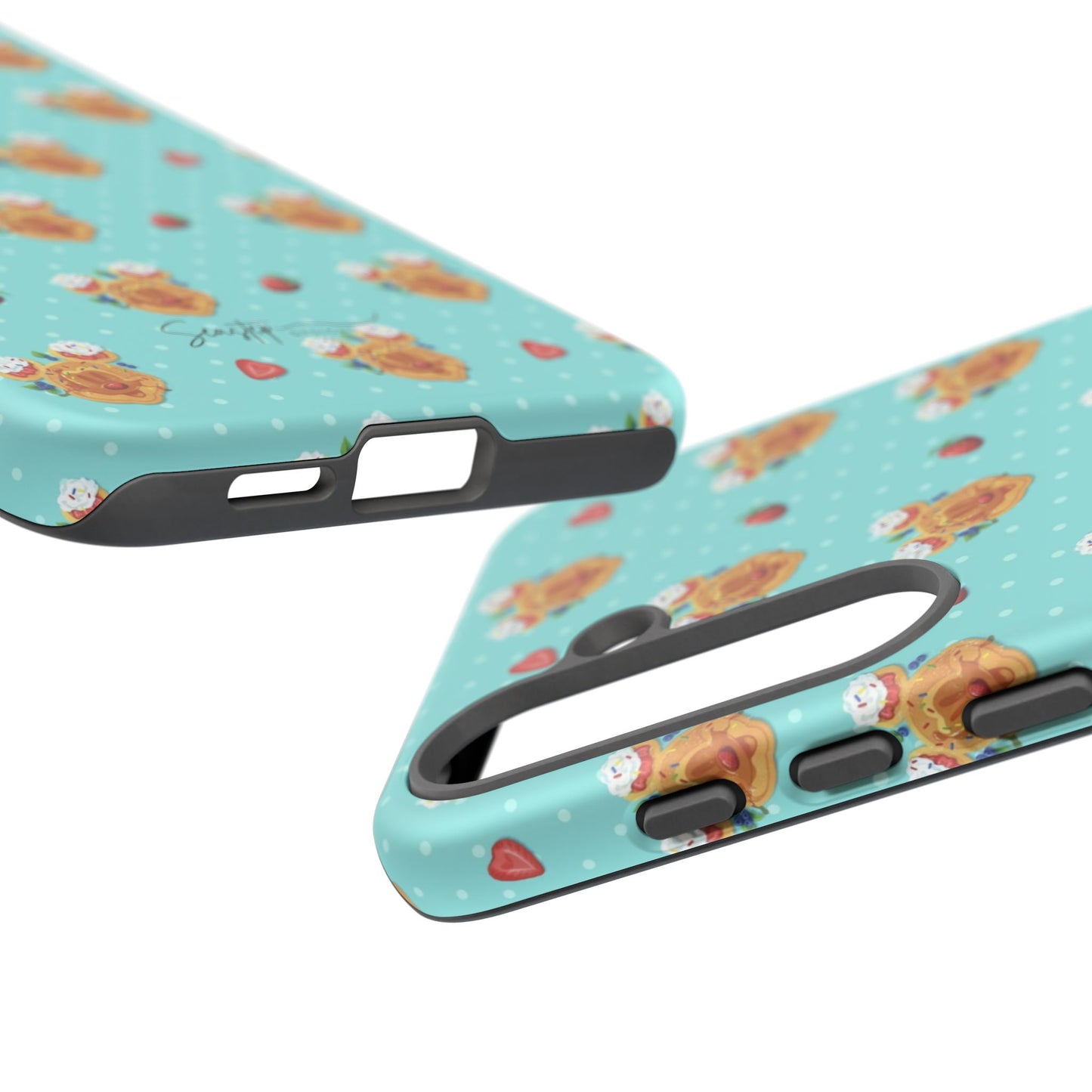 Waffle Mouse Face Tough Phone Cover