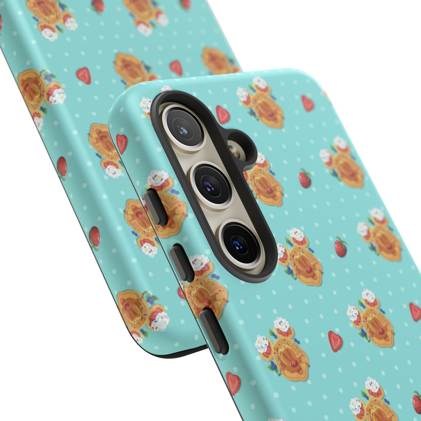 Waffle Mouse Face Tough Phone Cover