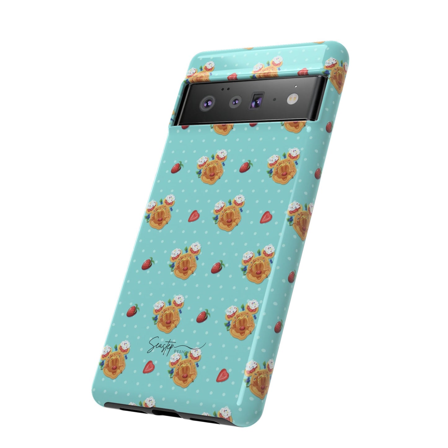 Waffle Mouse Face Tough Phone Cover