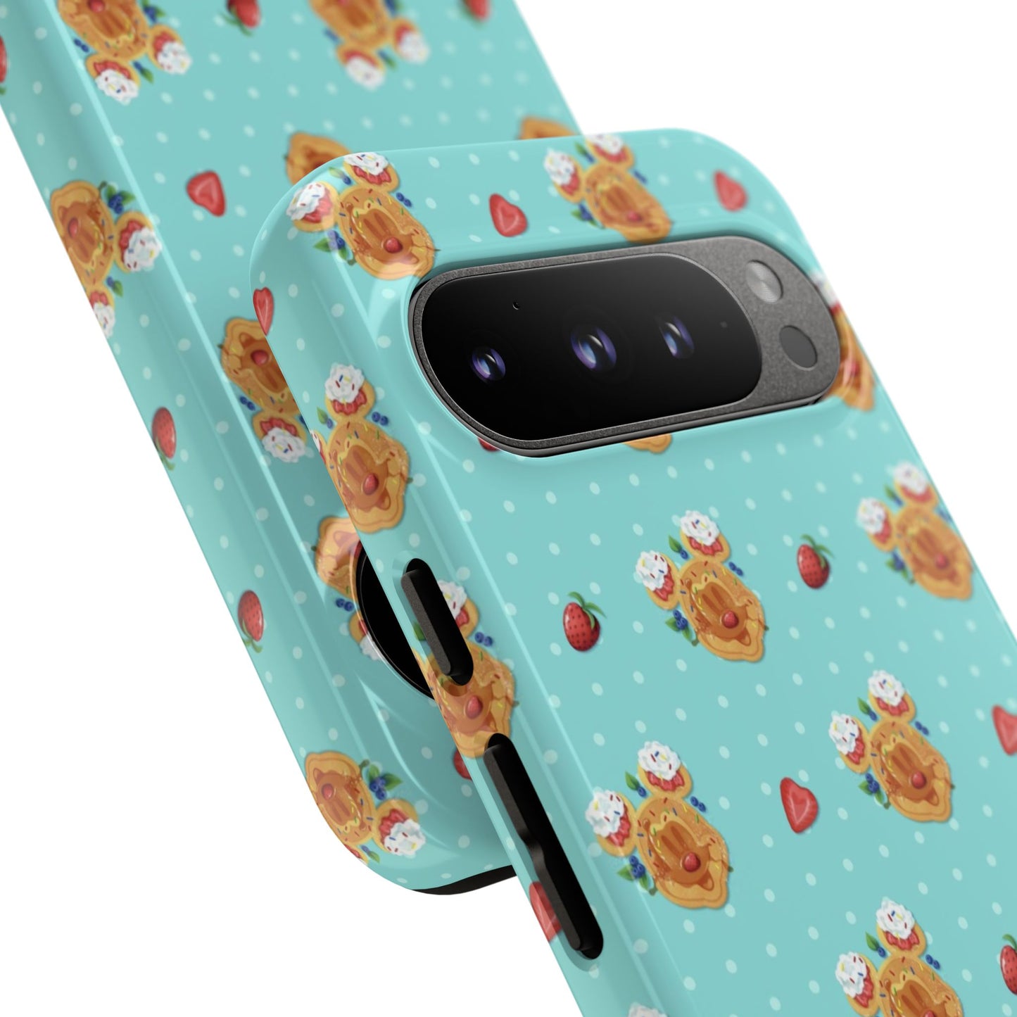 Waffle Mouse Face Tough Phone Cover