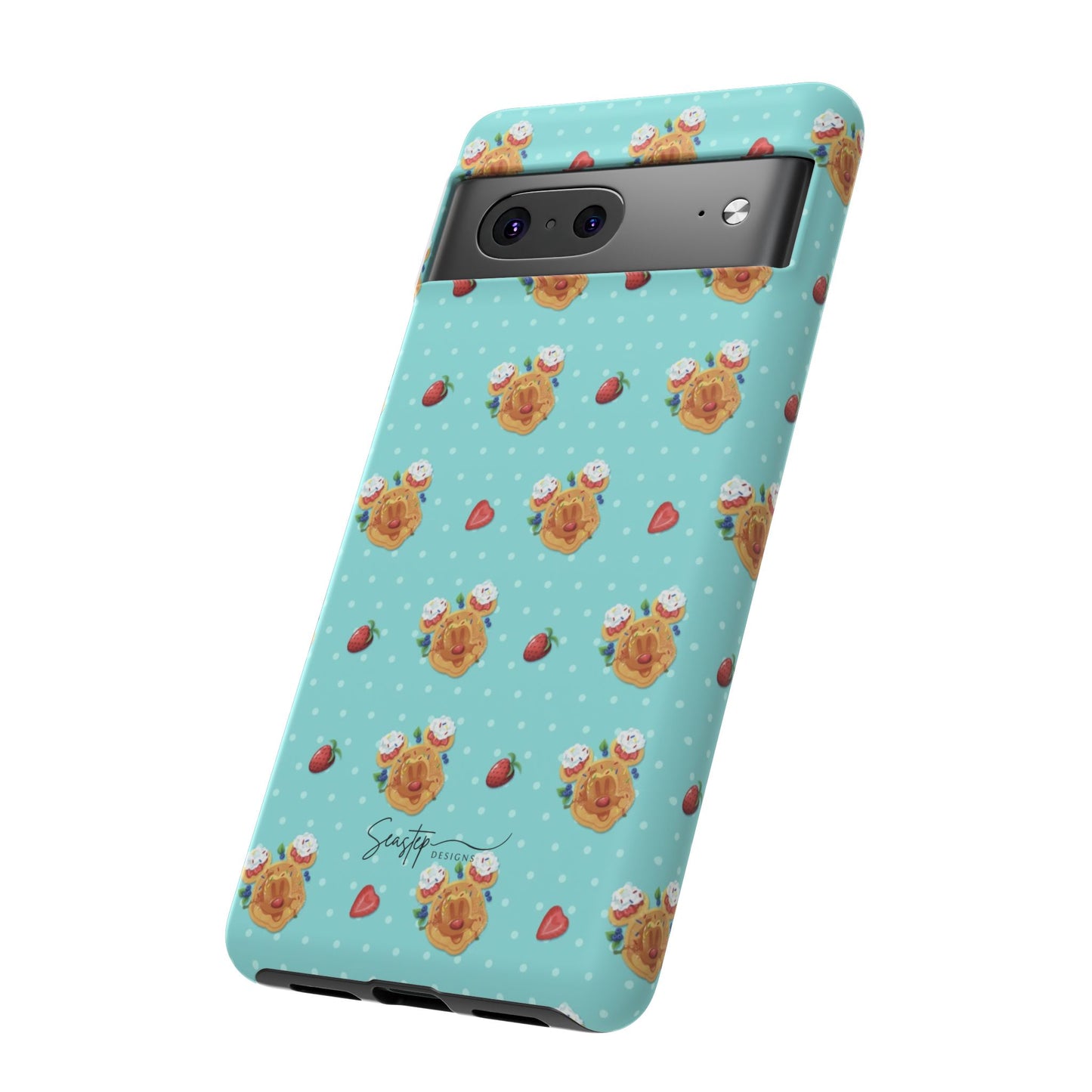 Waffle Mouse Face Tough Phone Cover