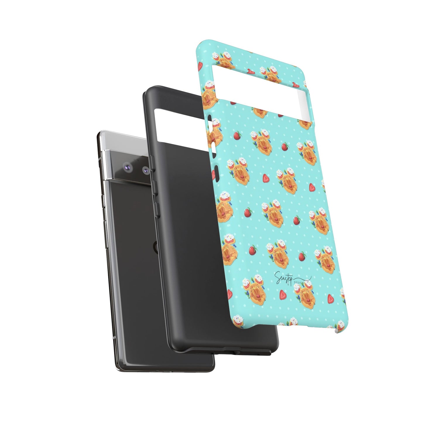 Waffle Mouse Face Tough Phone Cover