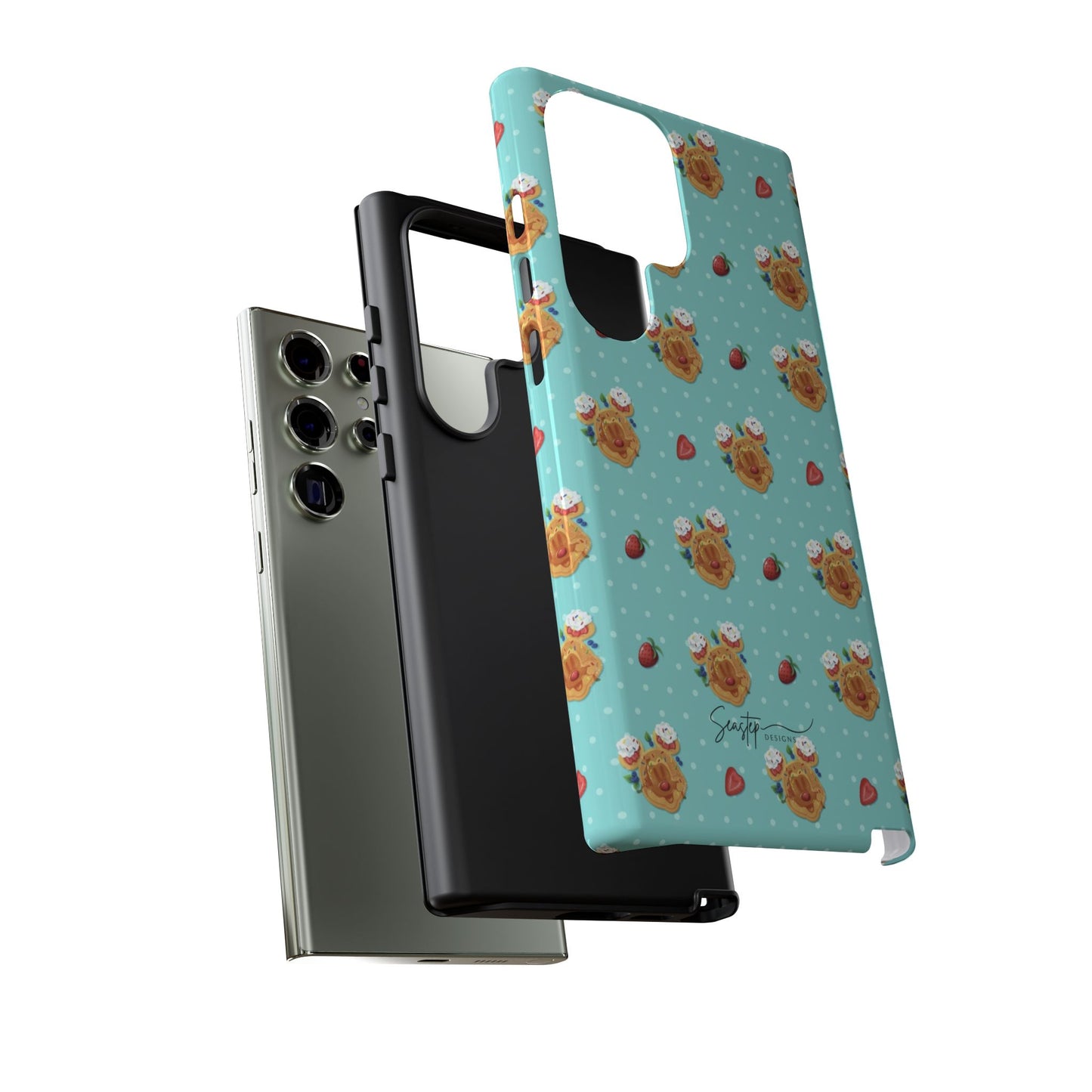 Waffle Mouse Face Tough Phone Cover