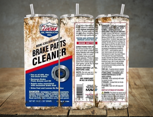 Lucus Brake Cleaner Tumbler