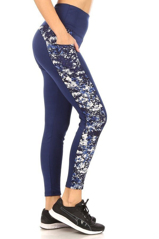 Navy Blue Sport Leggings