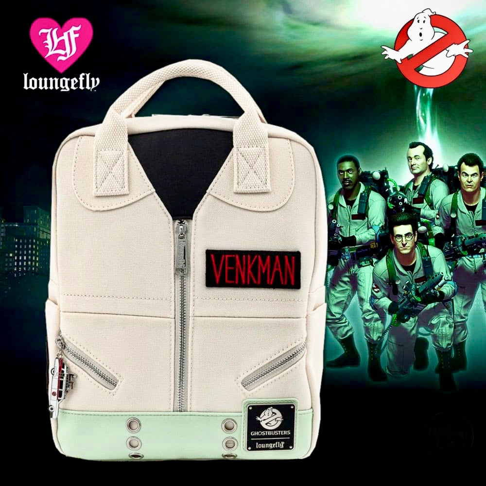 Ghostbusters Venkman Cosplay Square Canvas Mini Backpack