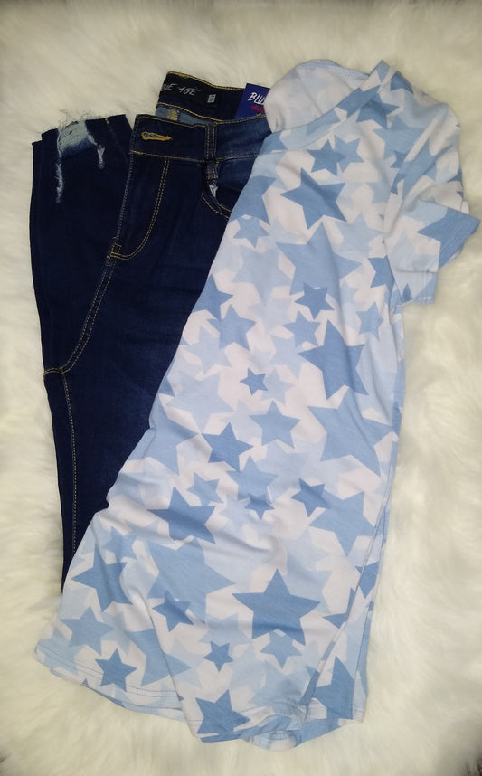 Denim Star Shirt